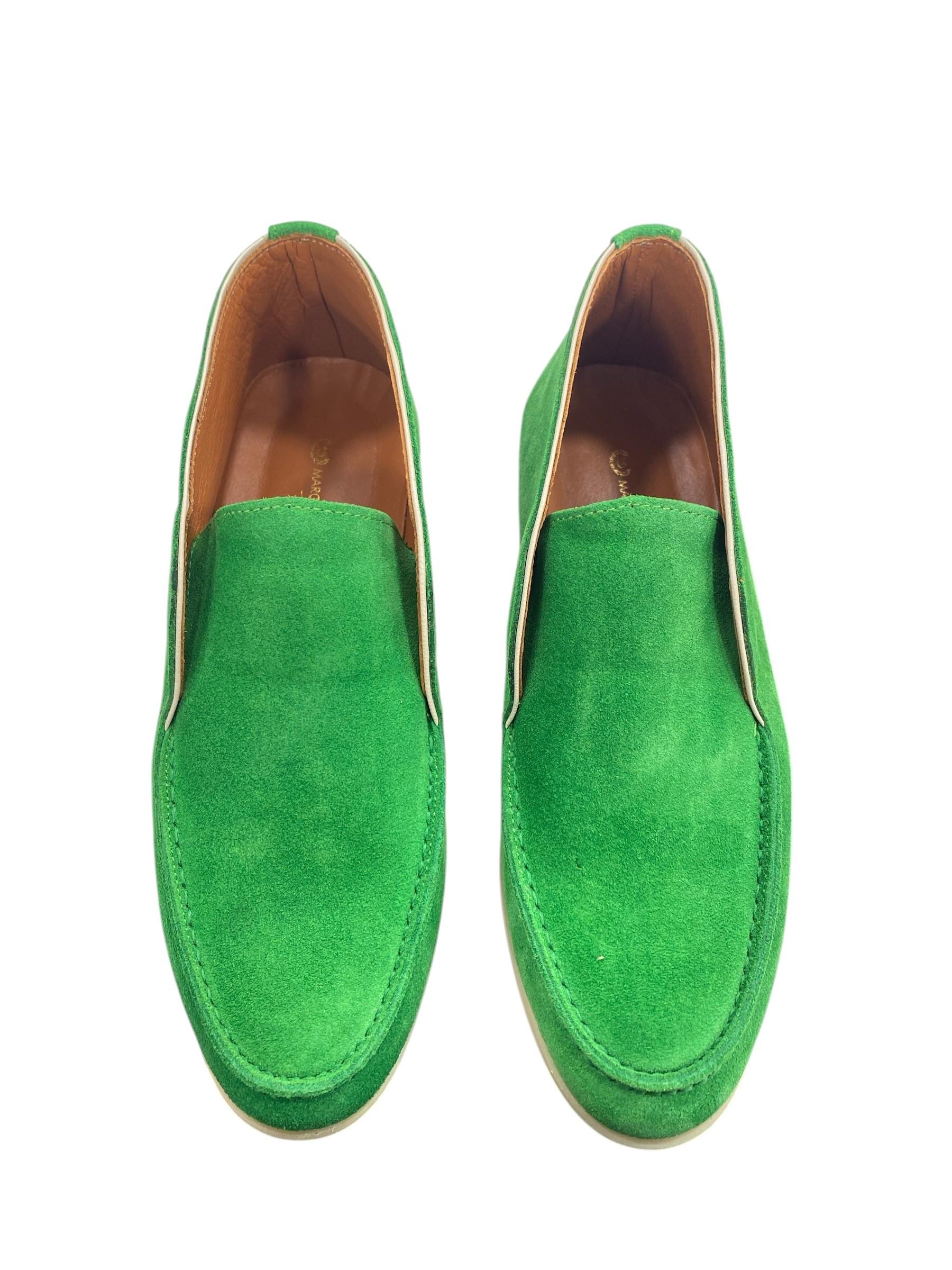 New Banna Kadın Bot - Yeşil Süet