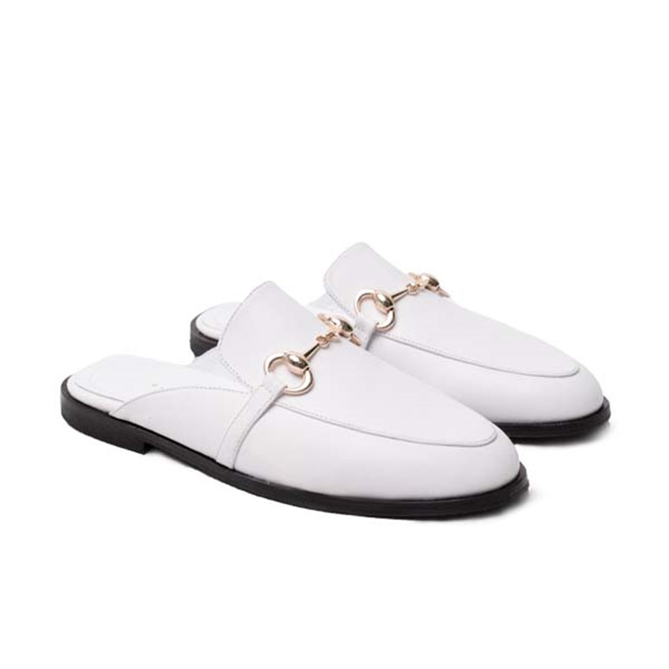 Volana Beyaz Kadın Terlik