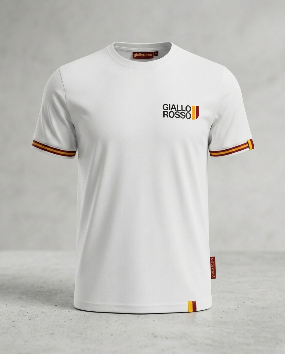 Giallo Rosso 26 Premium Basic Beyaz Tshirt