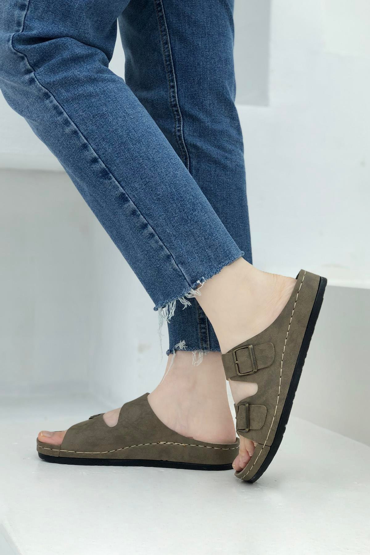 APELLA 470-15 Kadın Lidya Terlik Camel