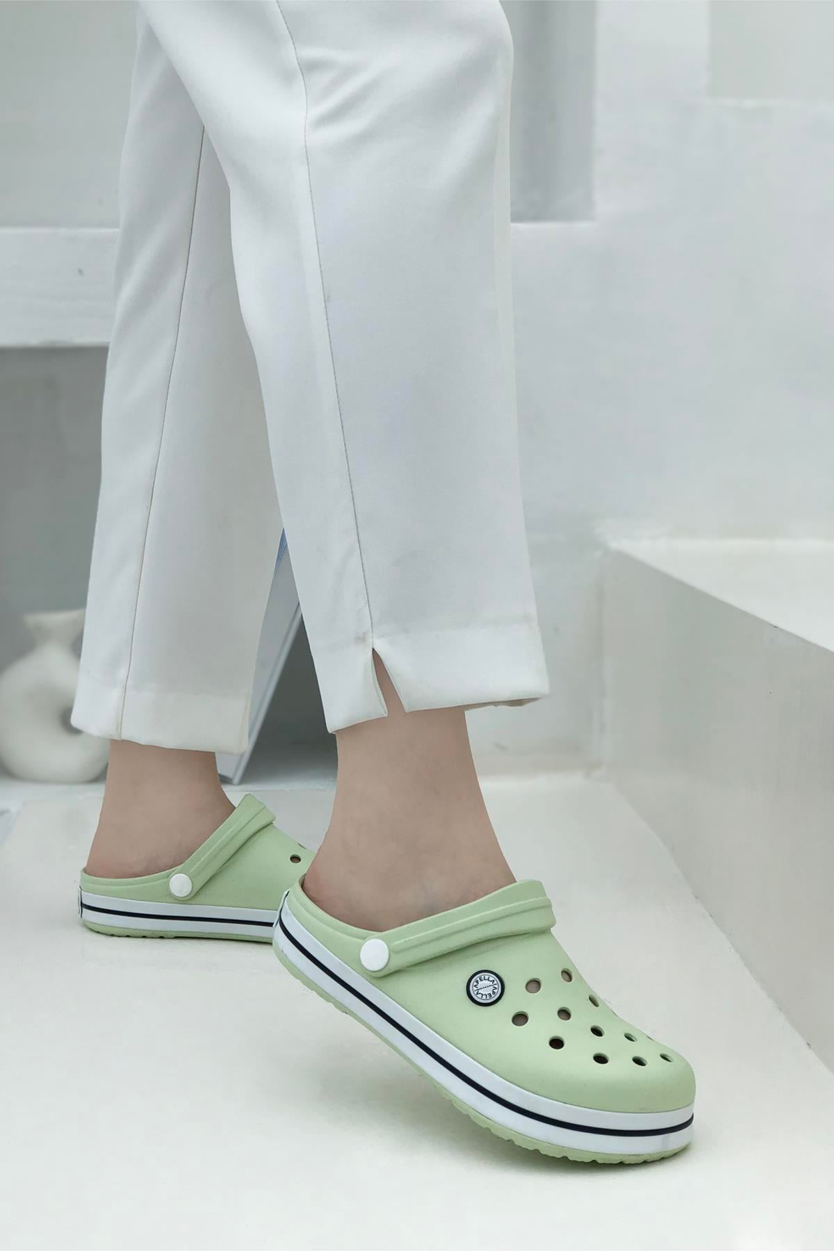 APELLA 800-2 Unisex Crocs Yeşil
