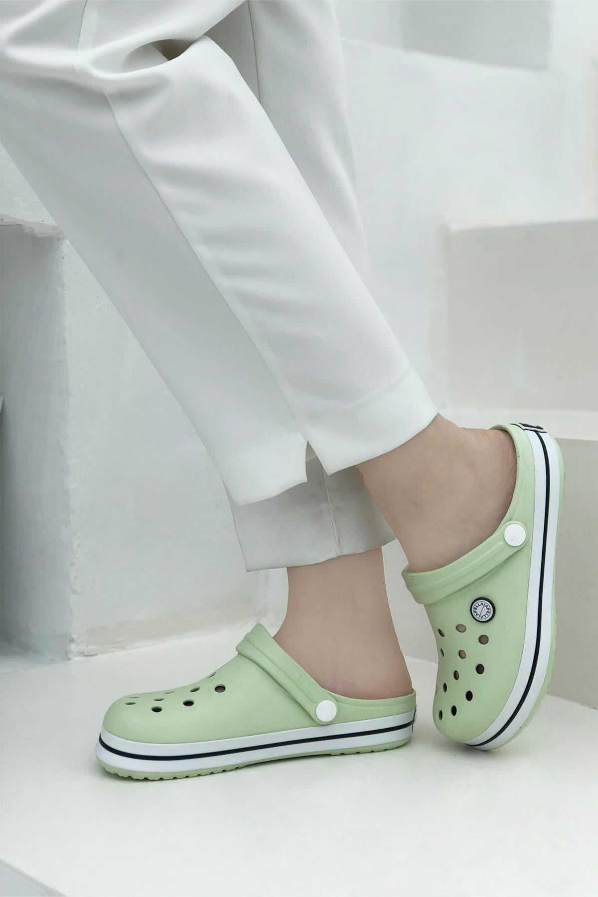 APELLA 800-2 Unisex Crocs Yeşil