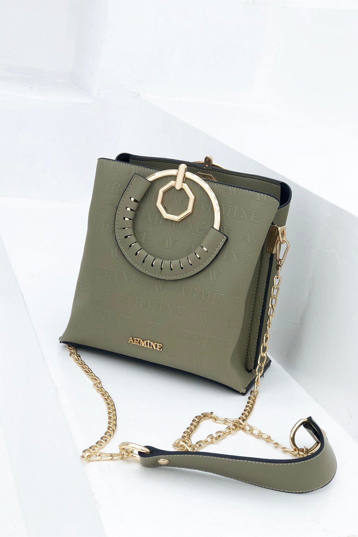 Armine Çanta 260 Haki Lazer