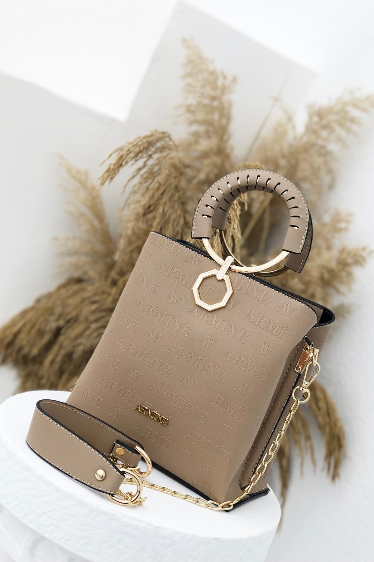 Armine Çanta 260 Vizon Lazer