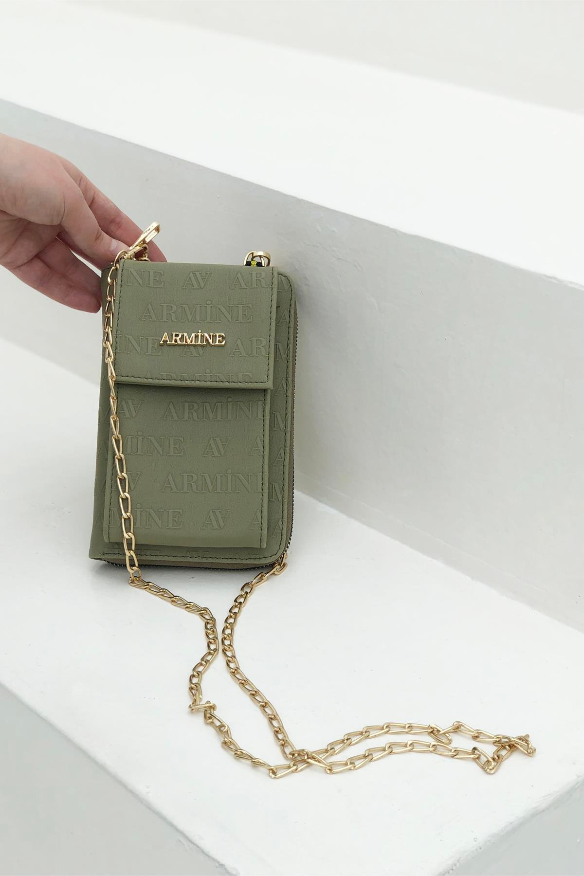 Armine Çanta 265 Haki Lazer