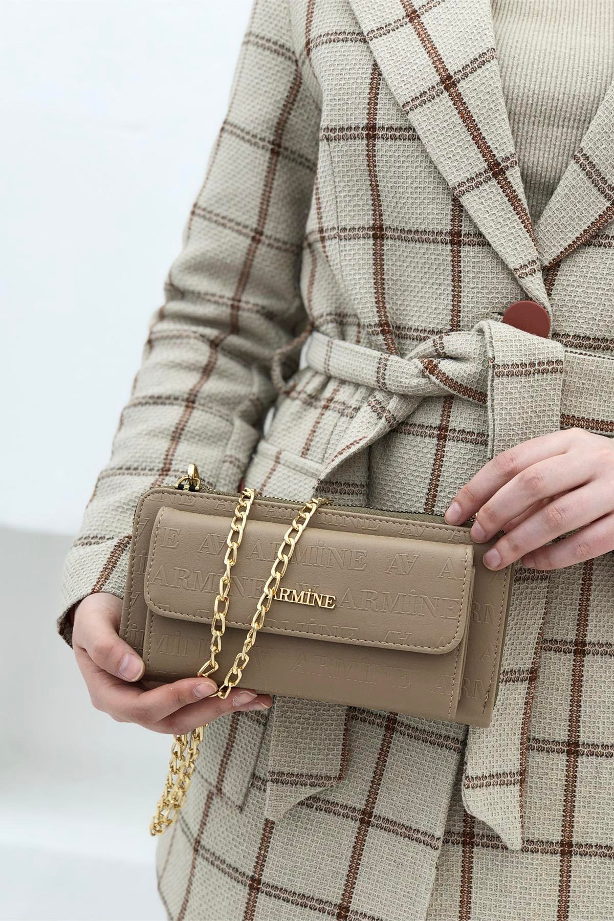 Armine Çanta 268 Vizon Lazer