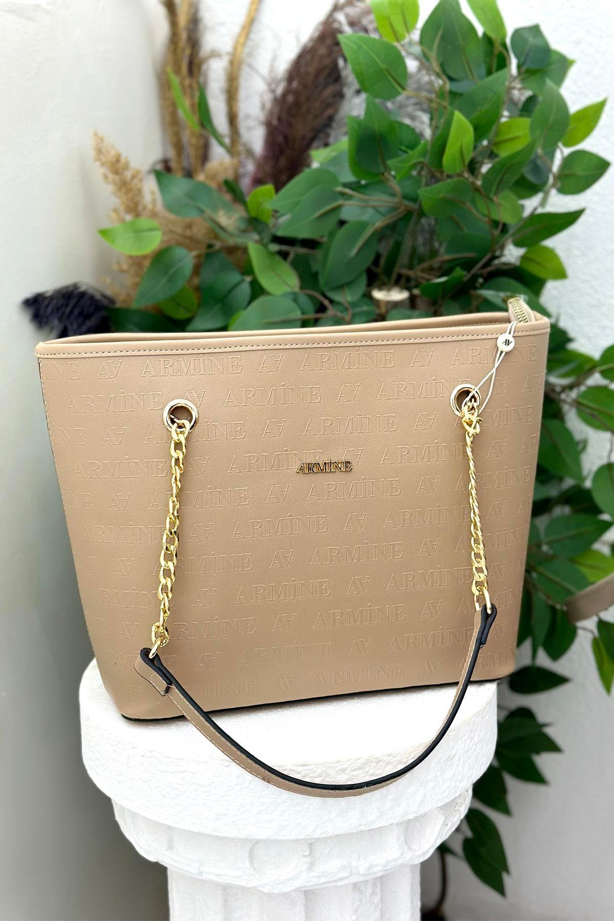 Armine Çanta 271 Vizon Lazer