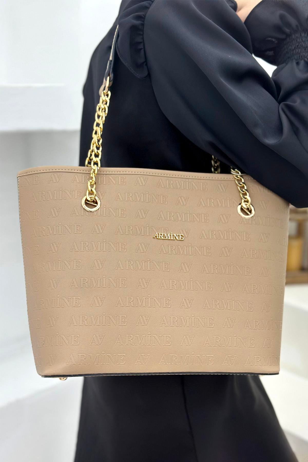 Armine Çanta 271 Vizon Lazer