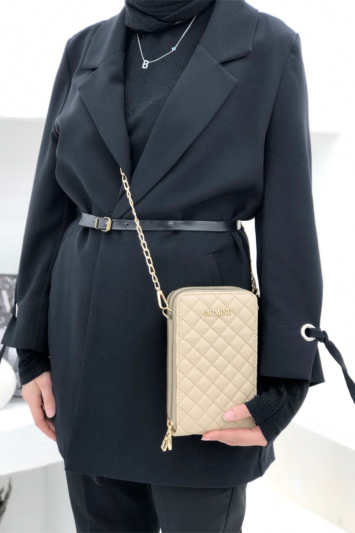 Armine Çanta 291 Vizon Lazer