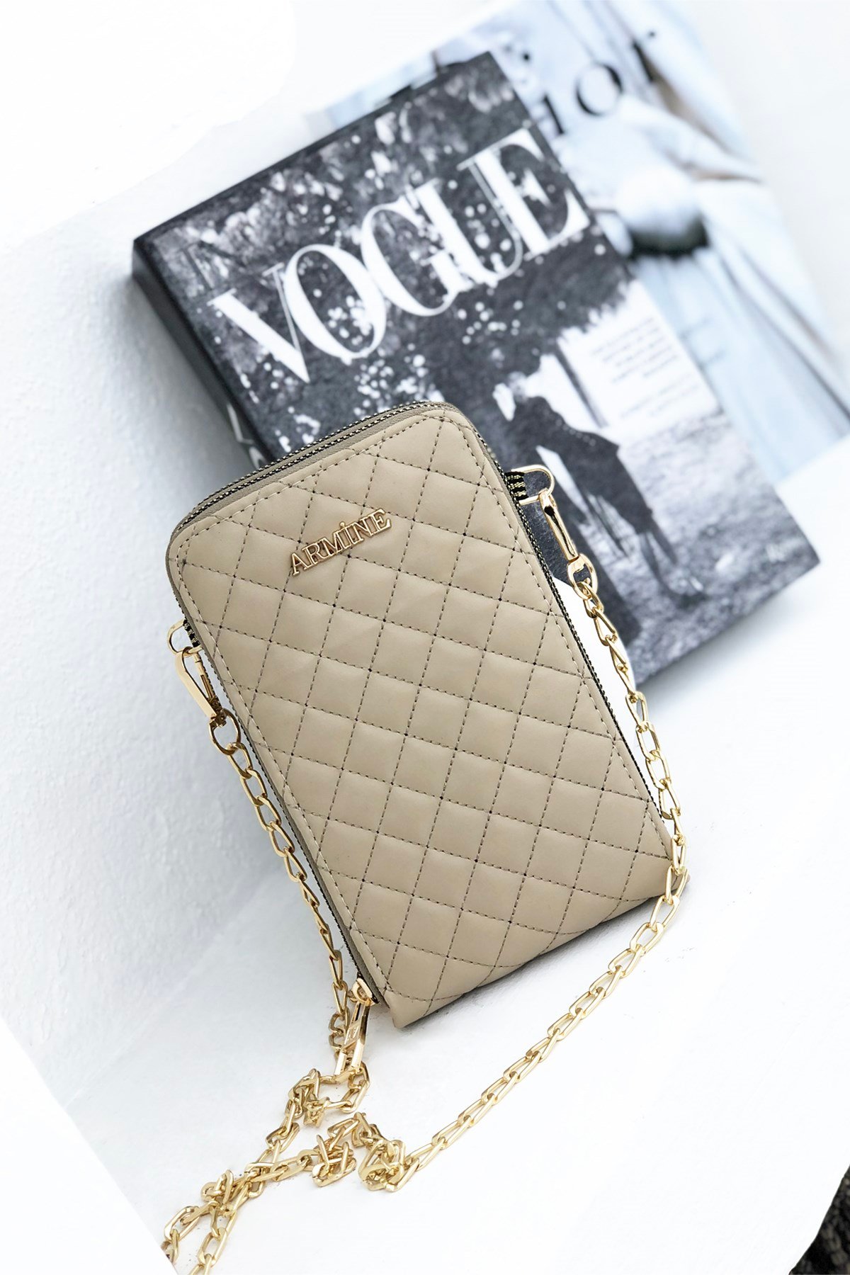 Armine Çanta 291 Vizon Lazer