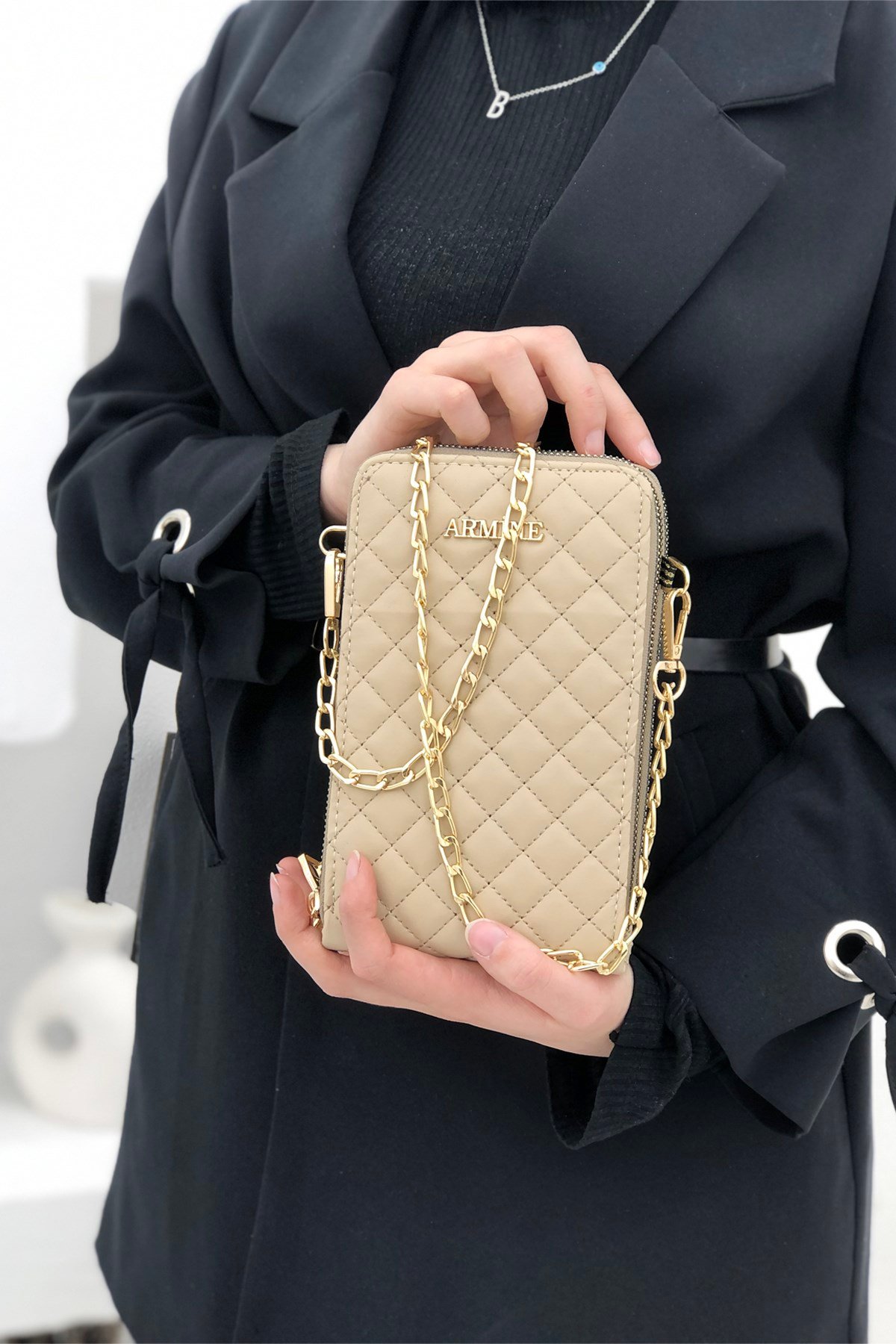 Armine Çanta 291 Vizon Lazer