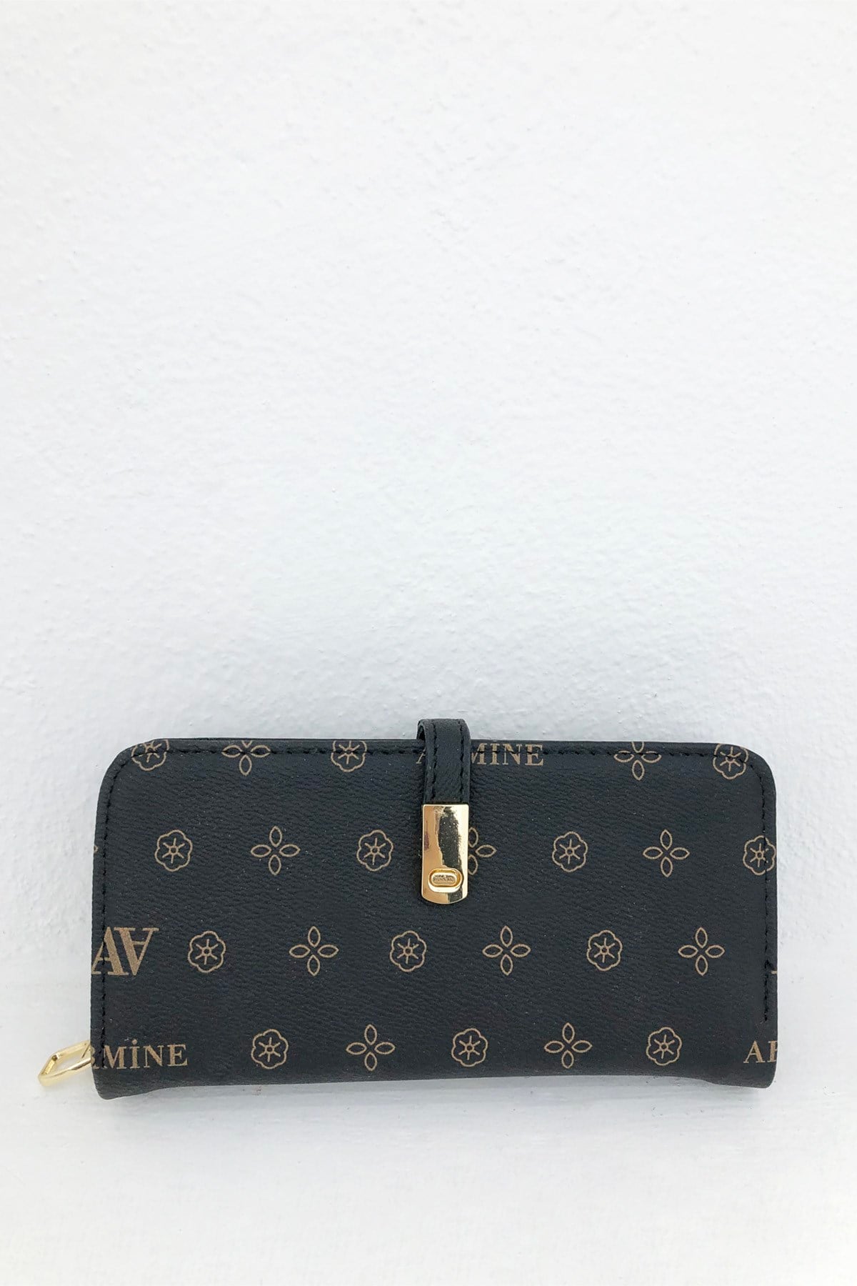 Armine Cüzdan C02 Siyah Baskılı
