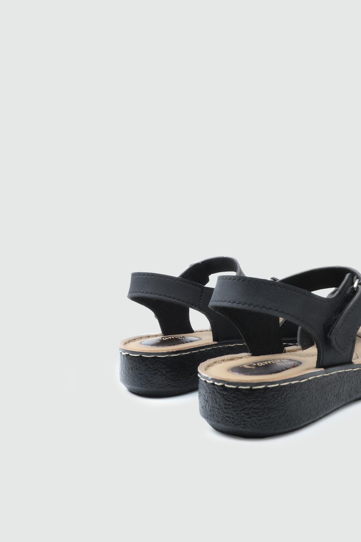 AVOX 25Y 6401 Kadın Sandalet Siyah