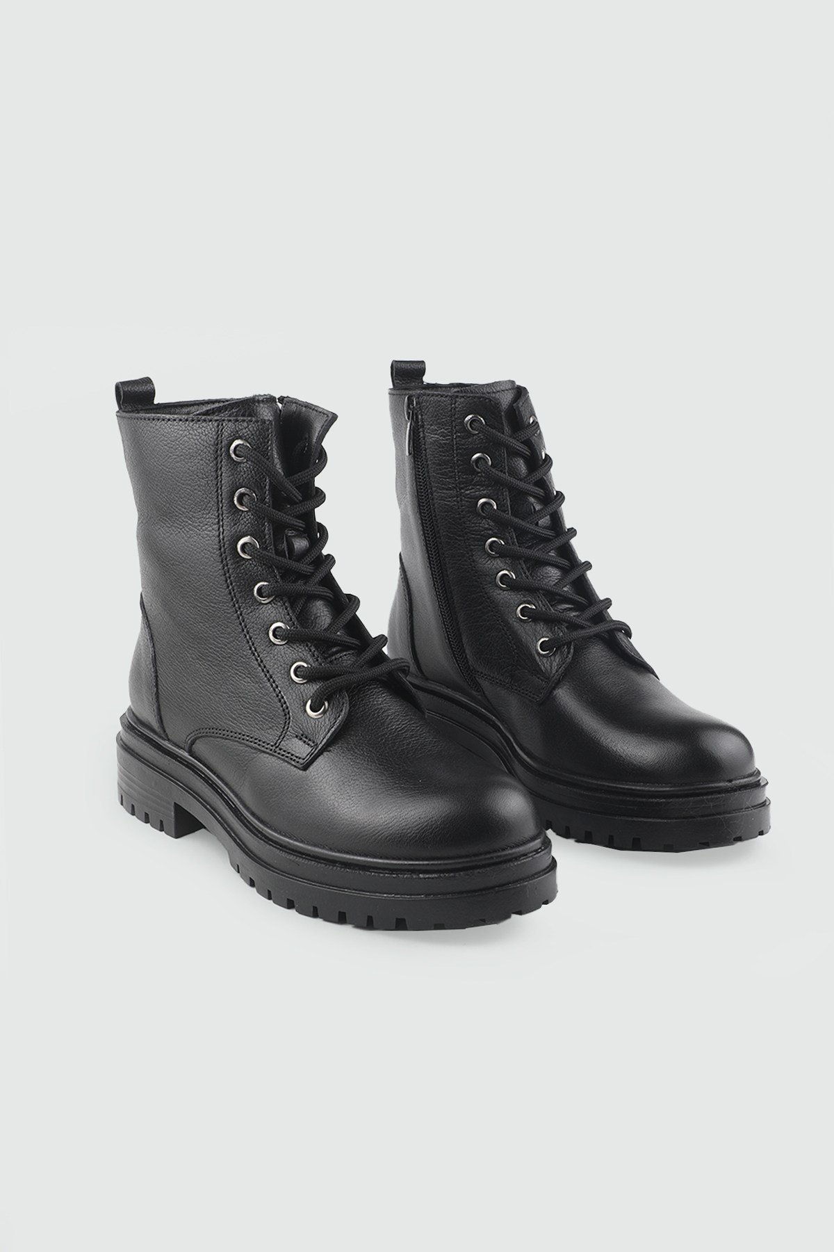 Bağlı Kadın Deri Bot Siyah MY BELLA 026-03 26K