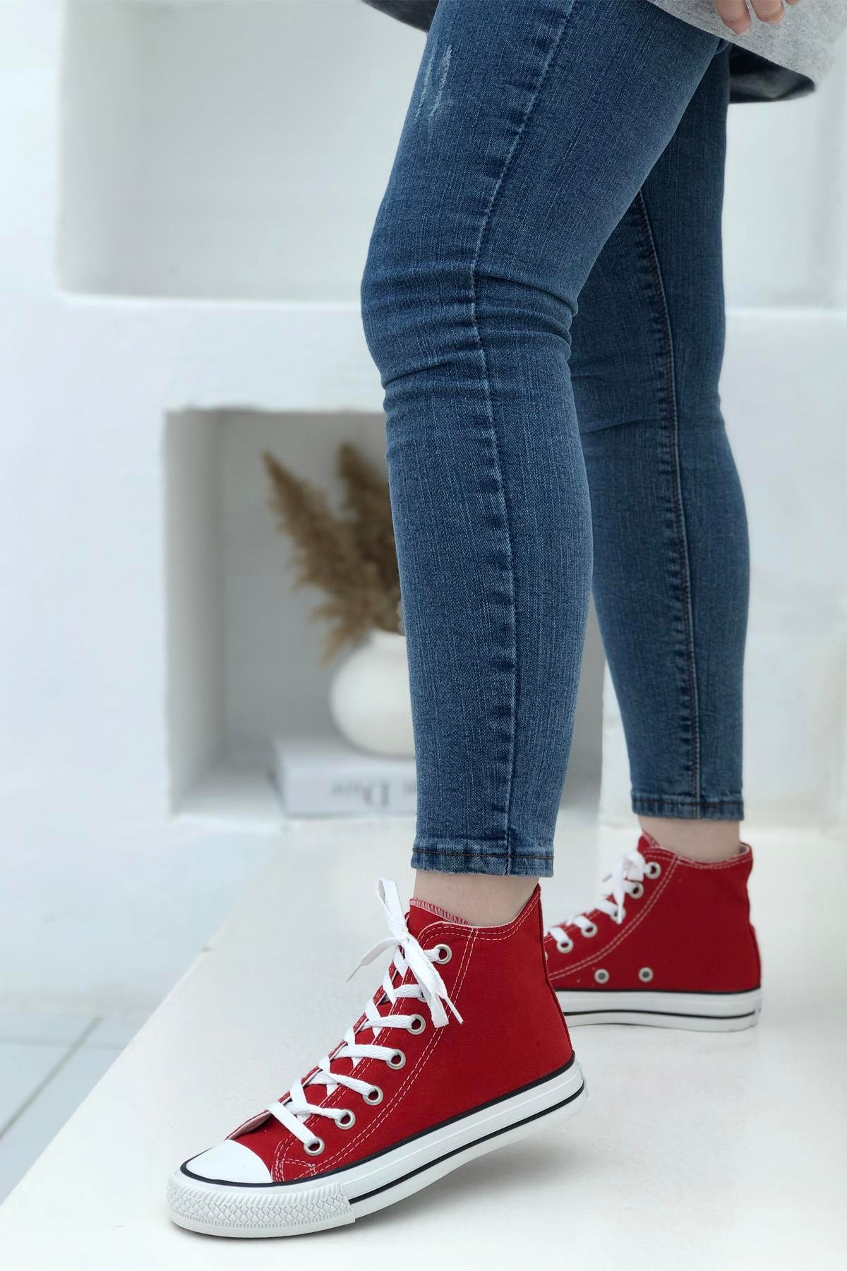 Beinsteps 201 Unisex Spor Ayakkabı Kırmızı