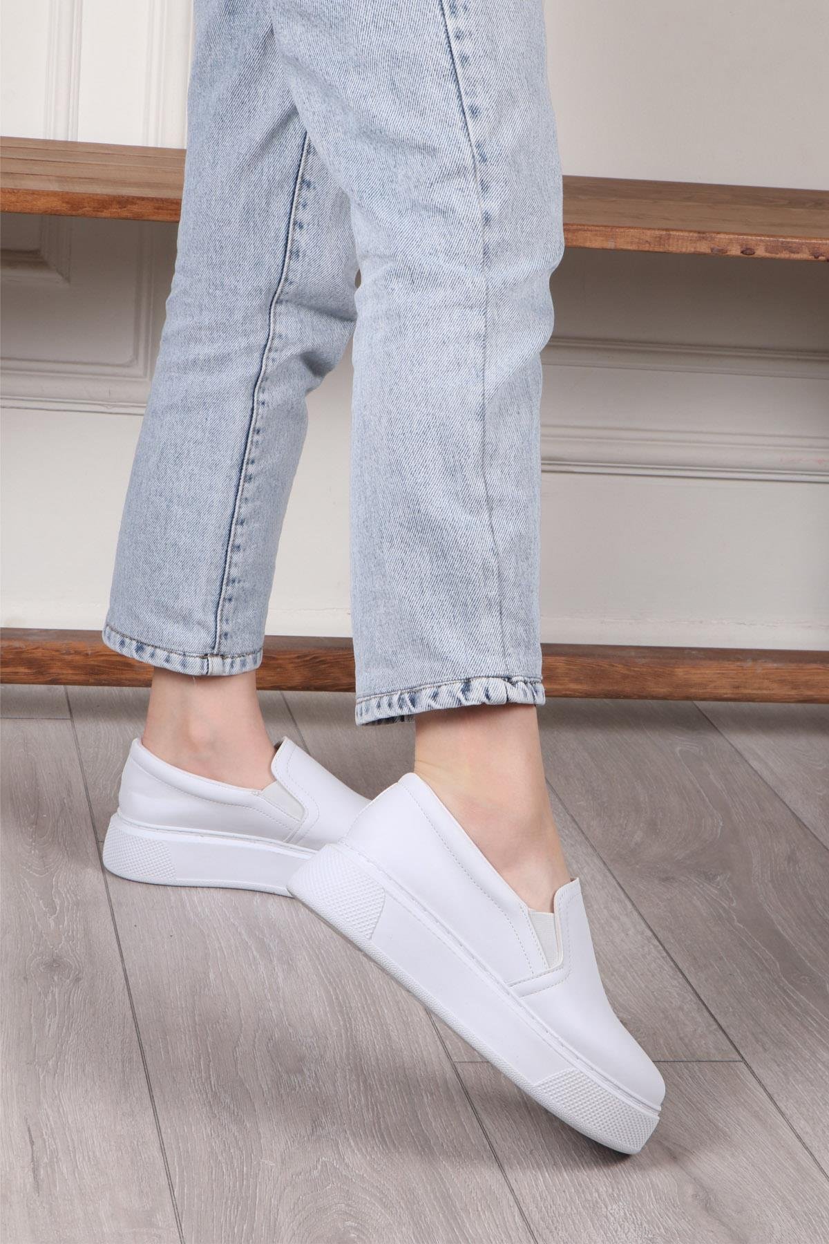 BEINSTEPS Ş-4 Kadın Sneaker Beyaz