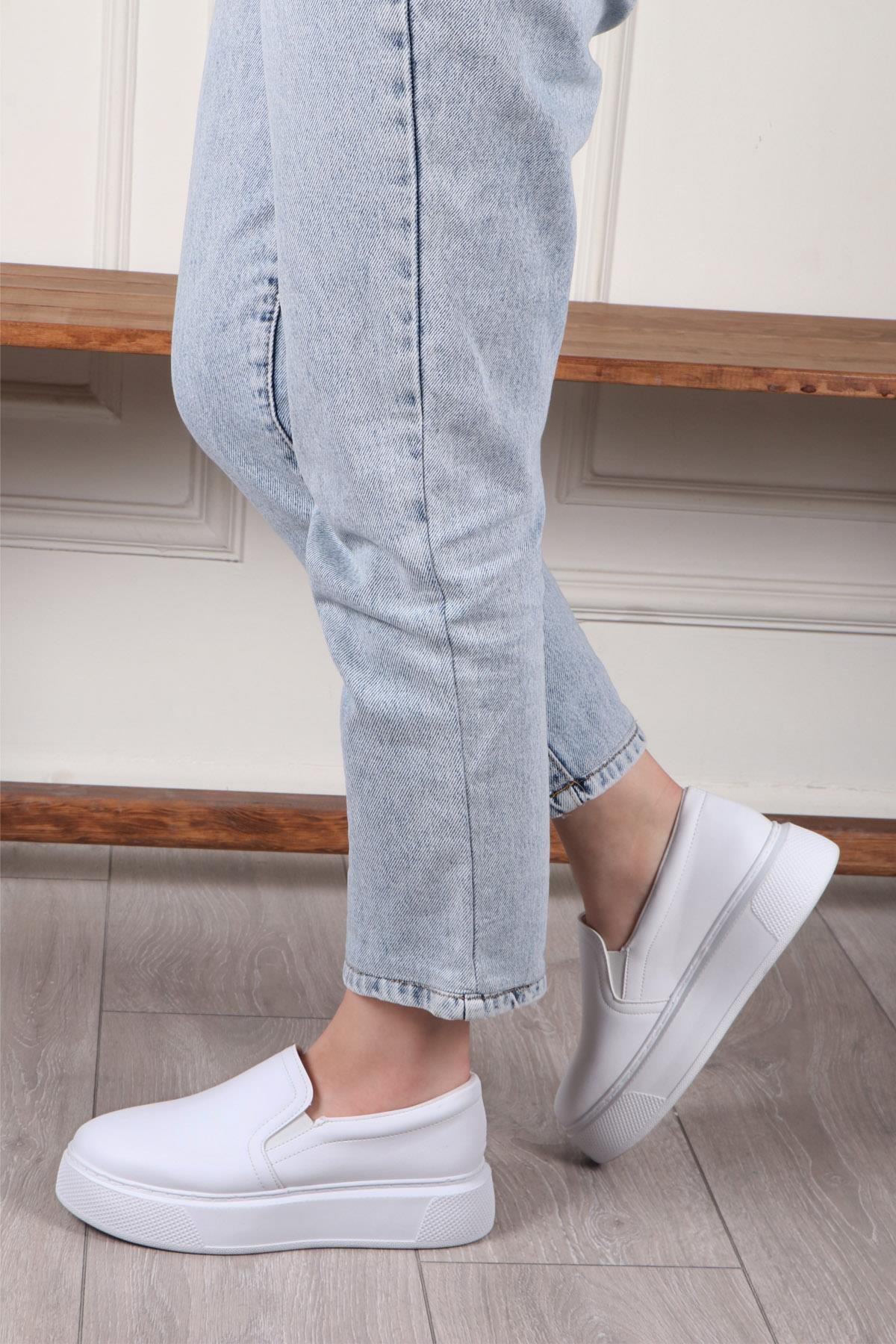 BEINSTEPS Ş-4 Kadın Sneaker Beyaz
