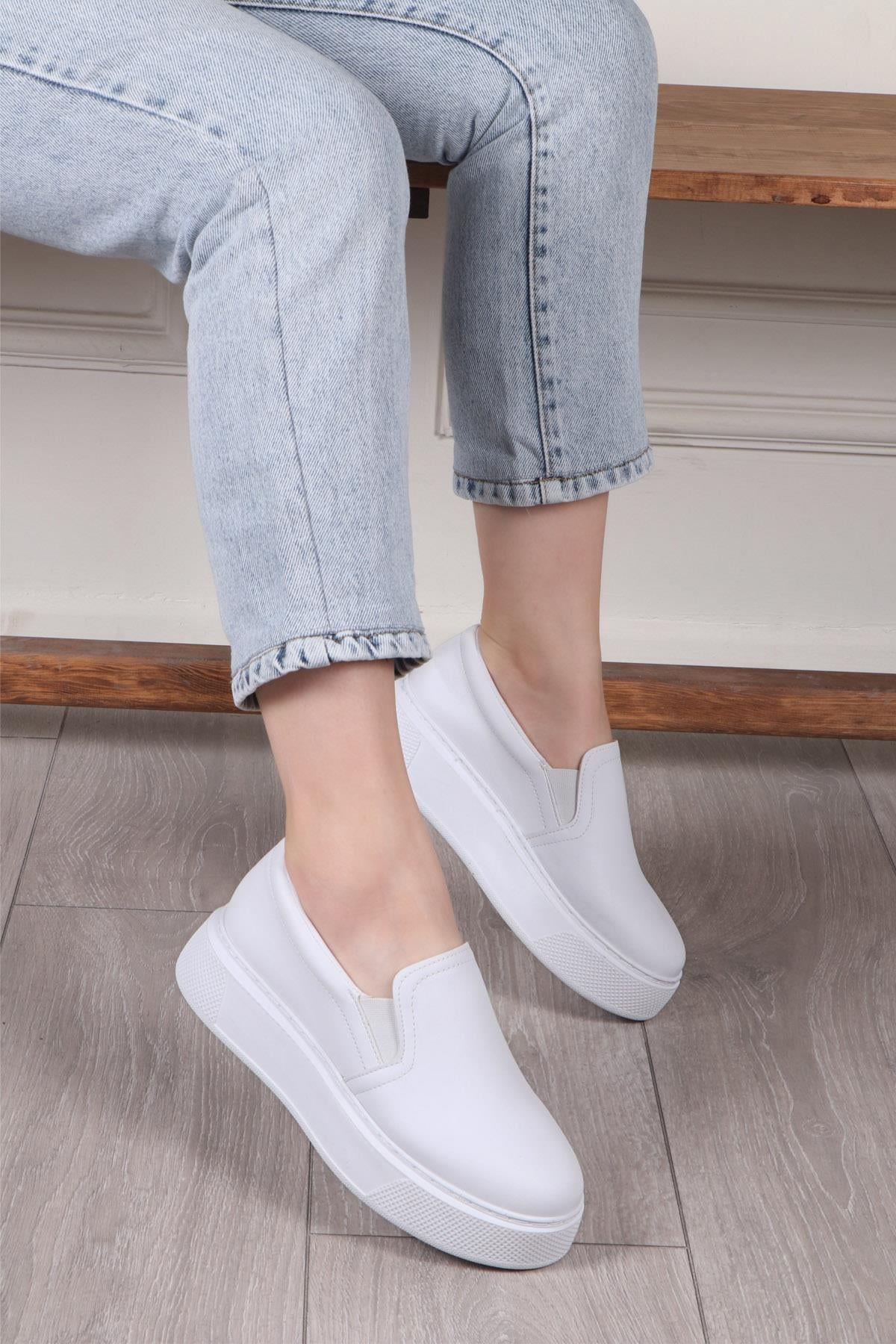 BEINSTEPS Ş-4 Kadın Sneaker Beyaz