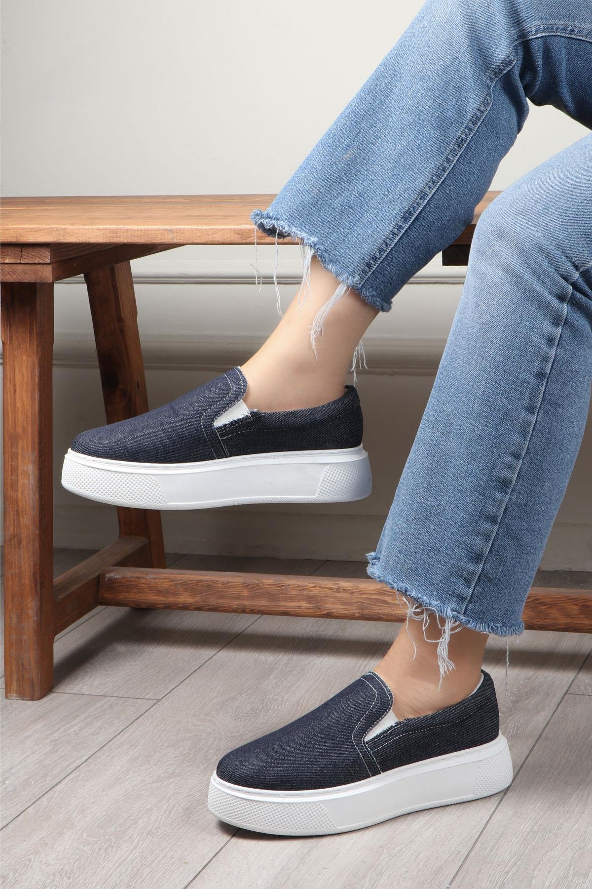 BEINSTEPS Ş-4 Kadın Sneaker Laci Kot