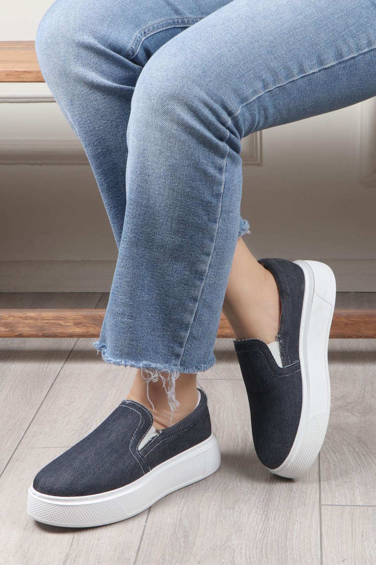 BEINSTEPS Ş-4 Kadın Sneaker Laci Kot
