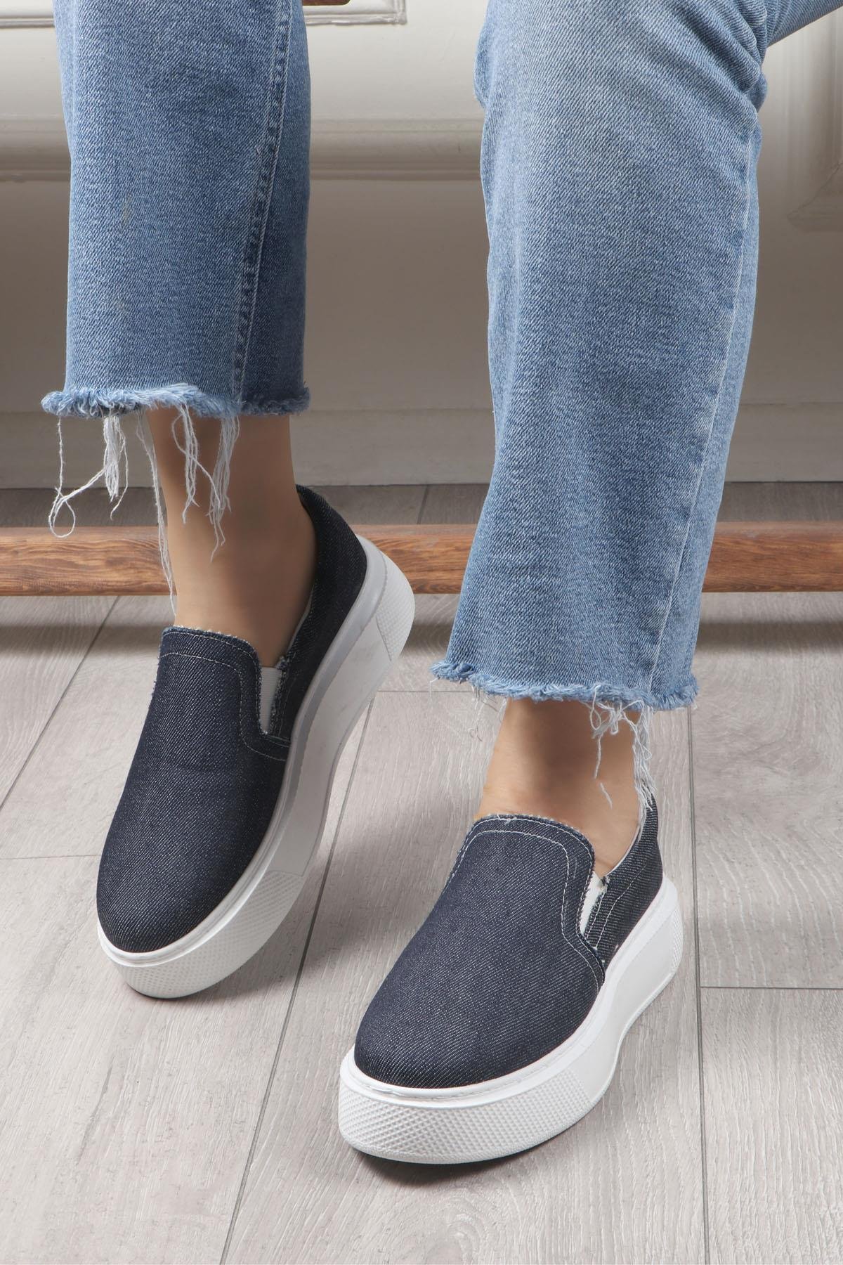 BEINSTEPS Ş-4 Kadın Sneaker Laci Kot