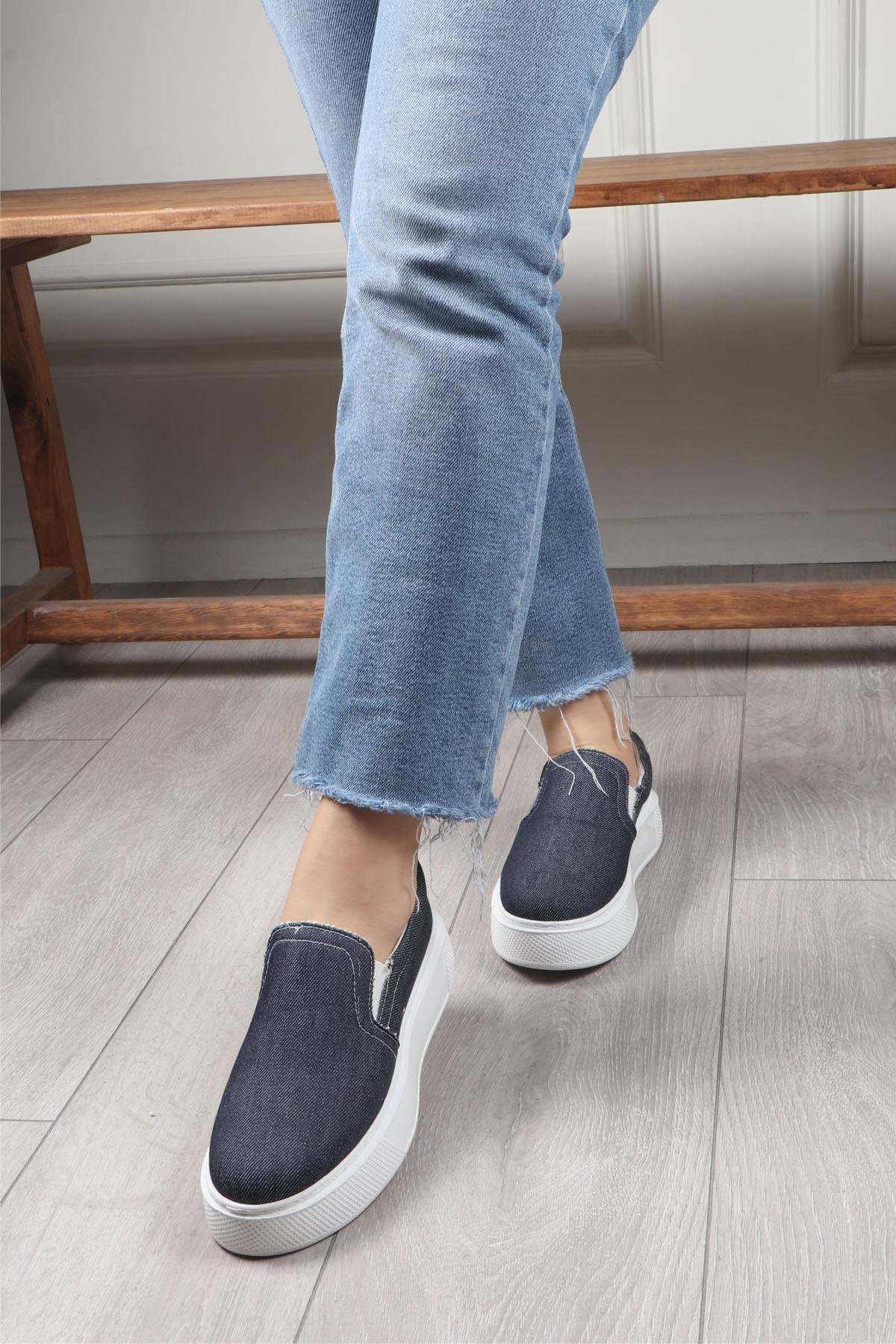 BEINSTEPS Ş-4 Kadın Sneaker Laci Kot
