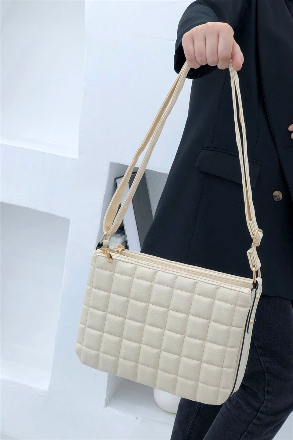 ÇANTA VARONA 1073 Açık Vizon