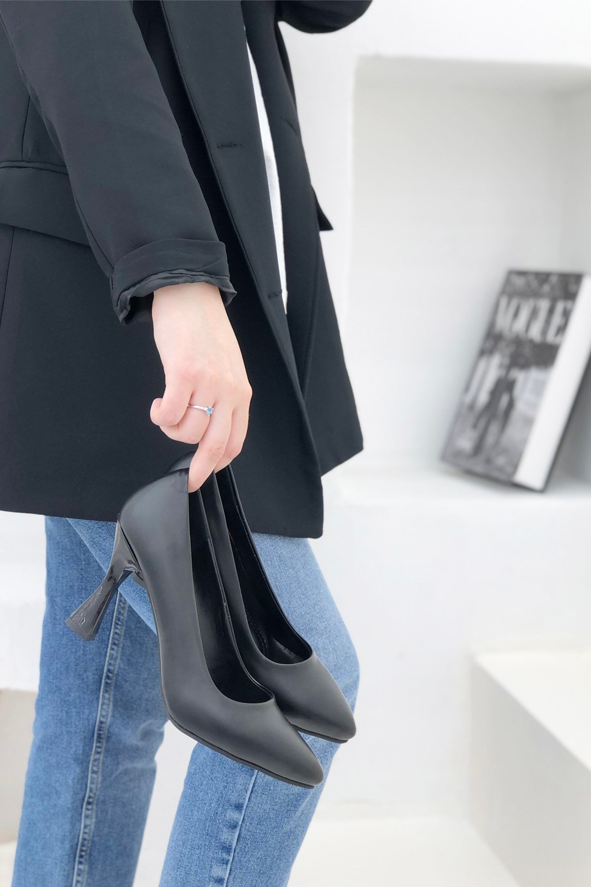 CARLA BELLA N-2800 Stiletto Siyah