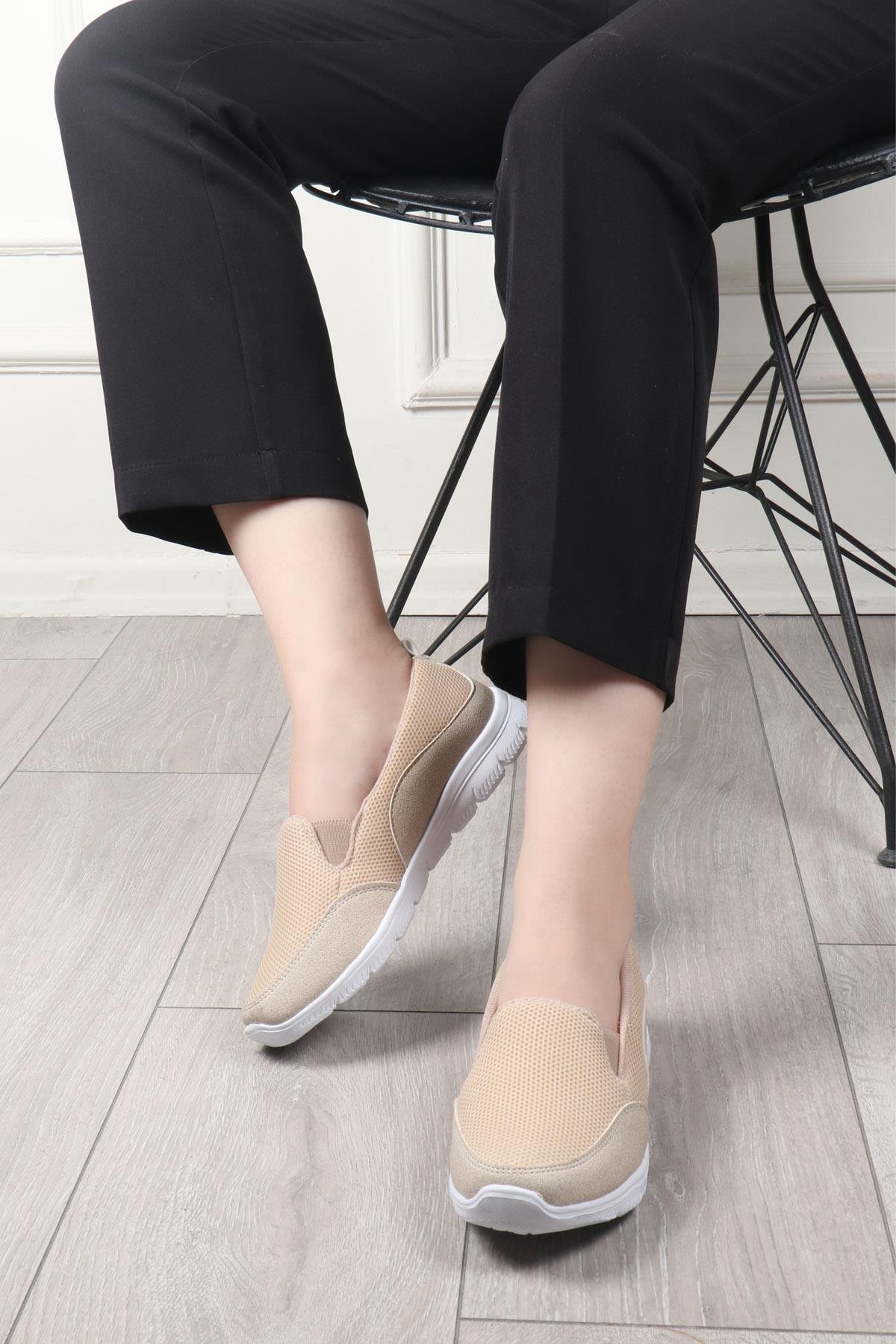 CARLA BELLA S-030 Kadın Ayakkabı Bej