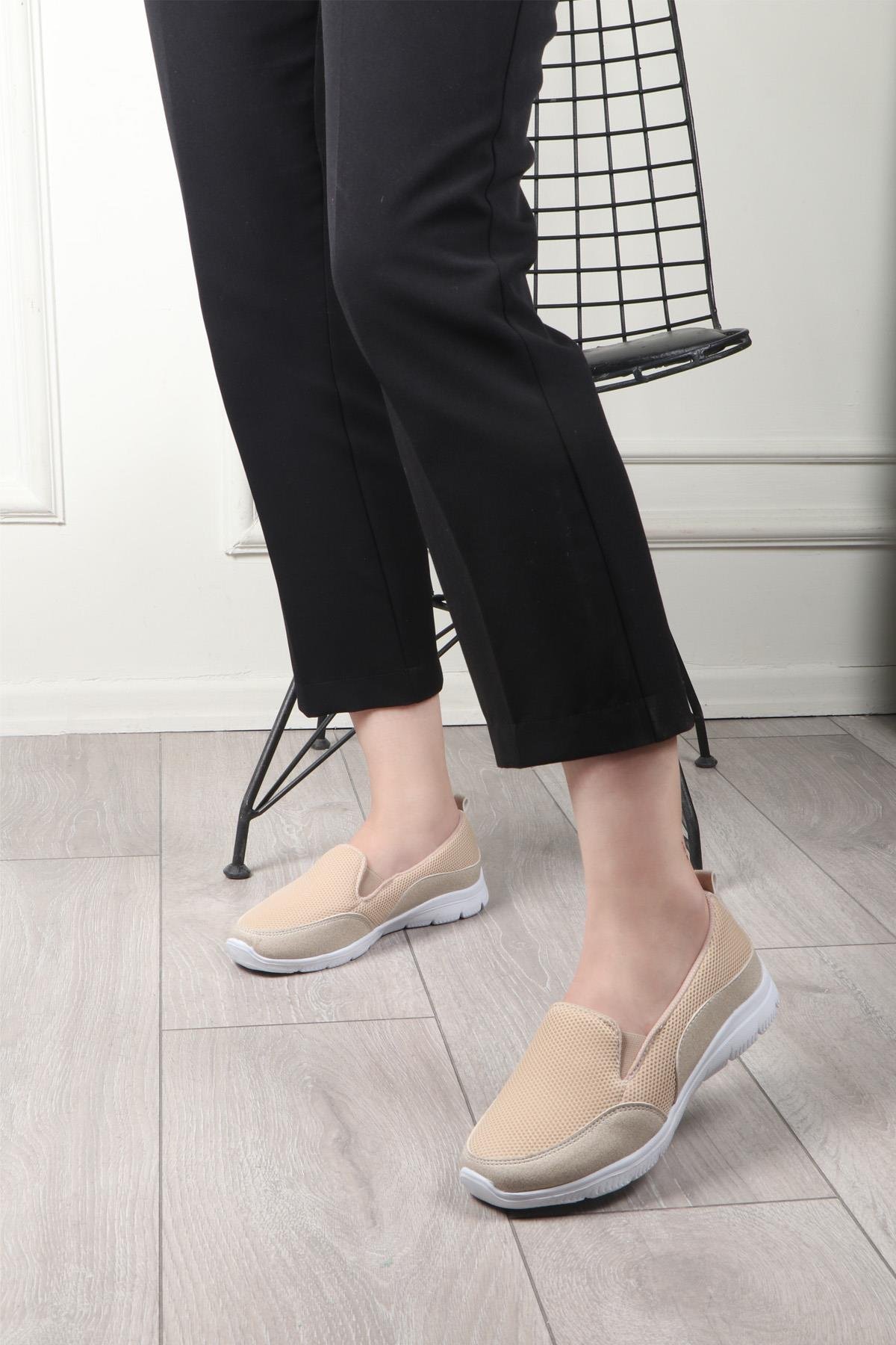 CARLA BELLA S-030 Kadın Ayakkabı Bej