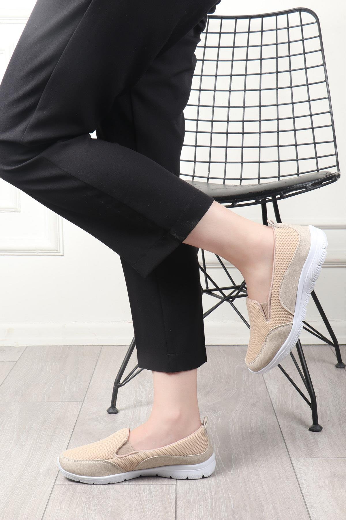 CARLA BELLA S-030 Kadın Ayakkabı Bej