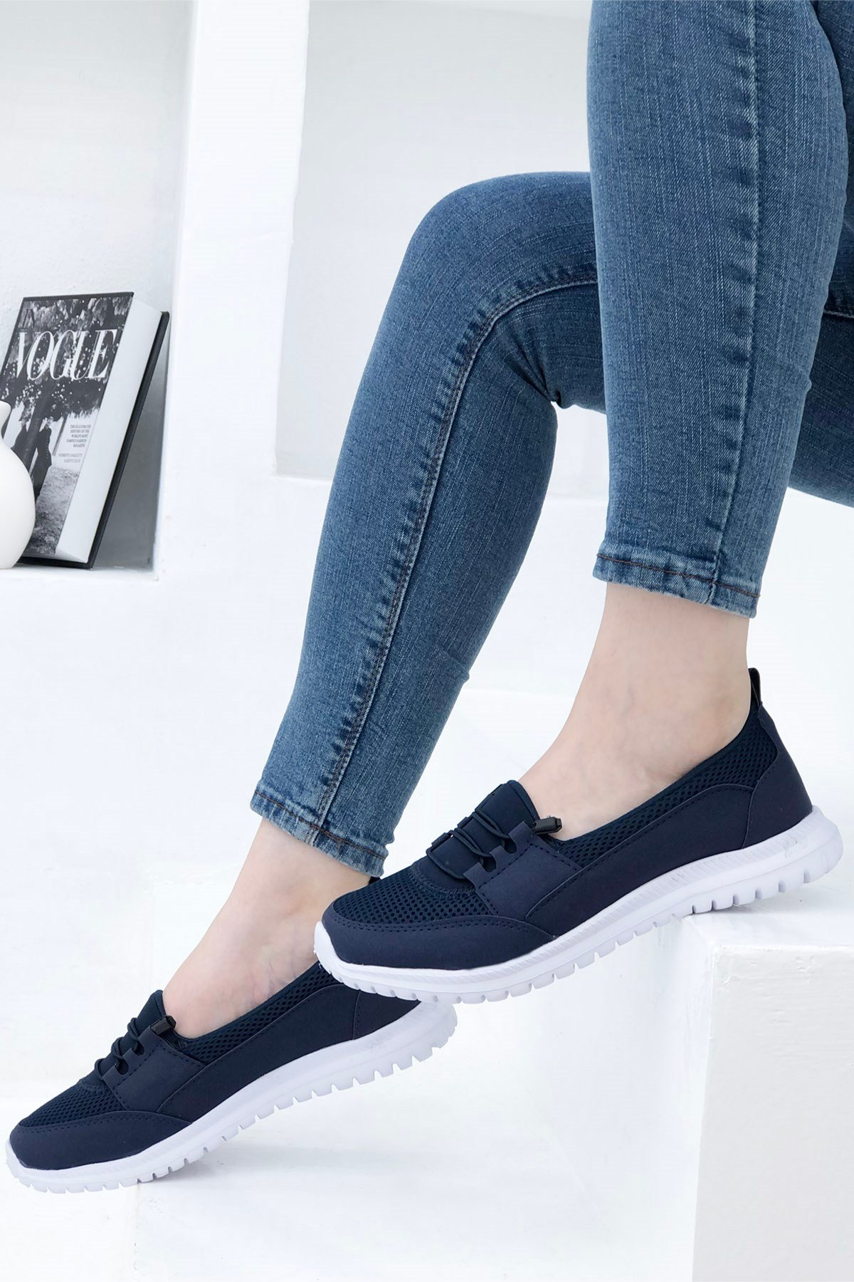 CARLA BELLA S-041 Kadın Ayakkabı Lacivert