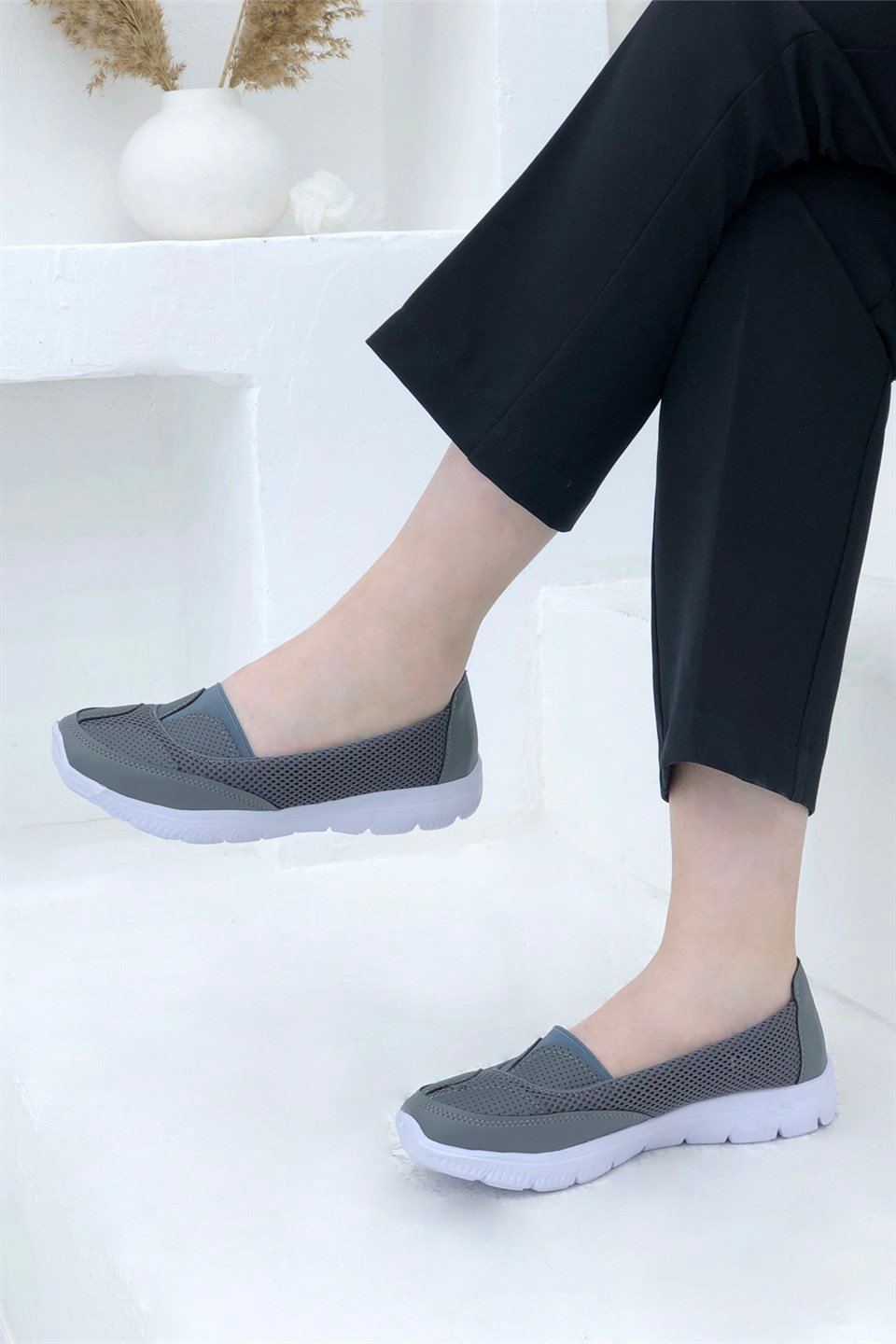 CARLA BELLA S-2215 Kadın Ayakkabı Gri