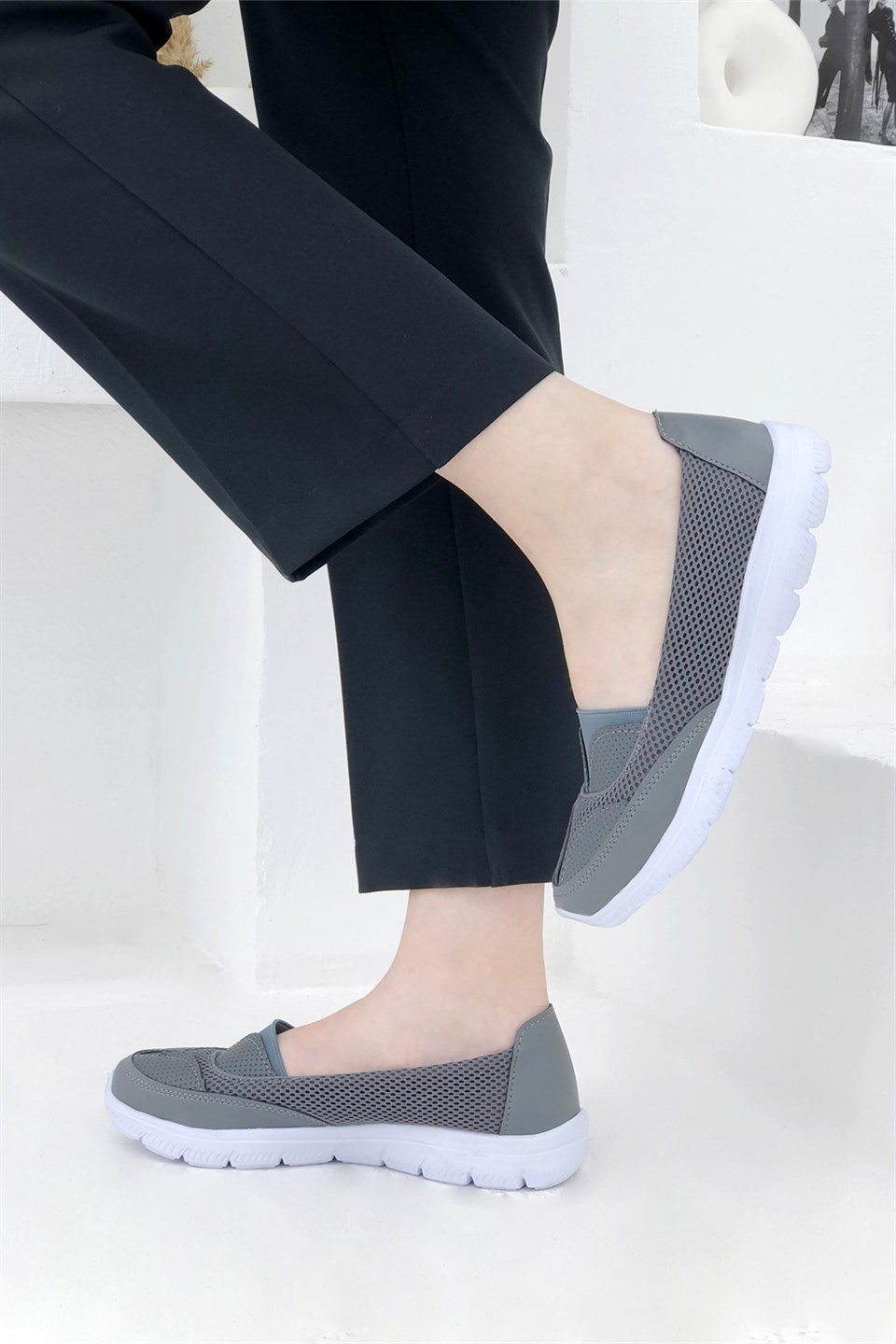 CARLA BELLA S-2215 Kadın Ayakkabı Gri