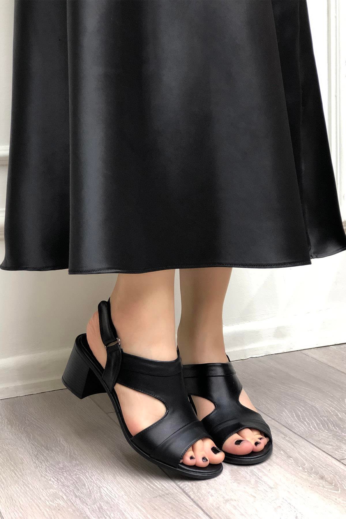 Cityzen 059 Kadın Deri Ayakkabı Siyah