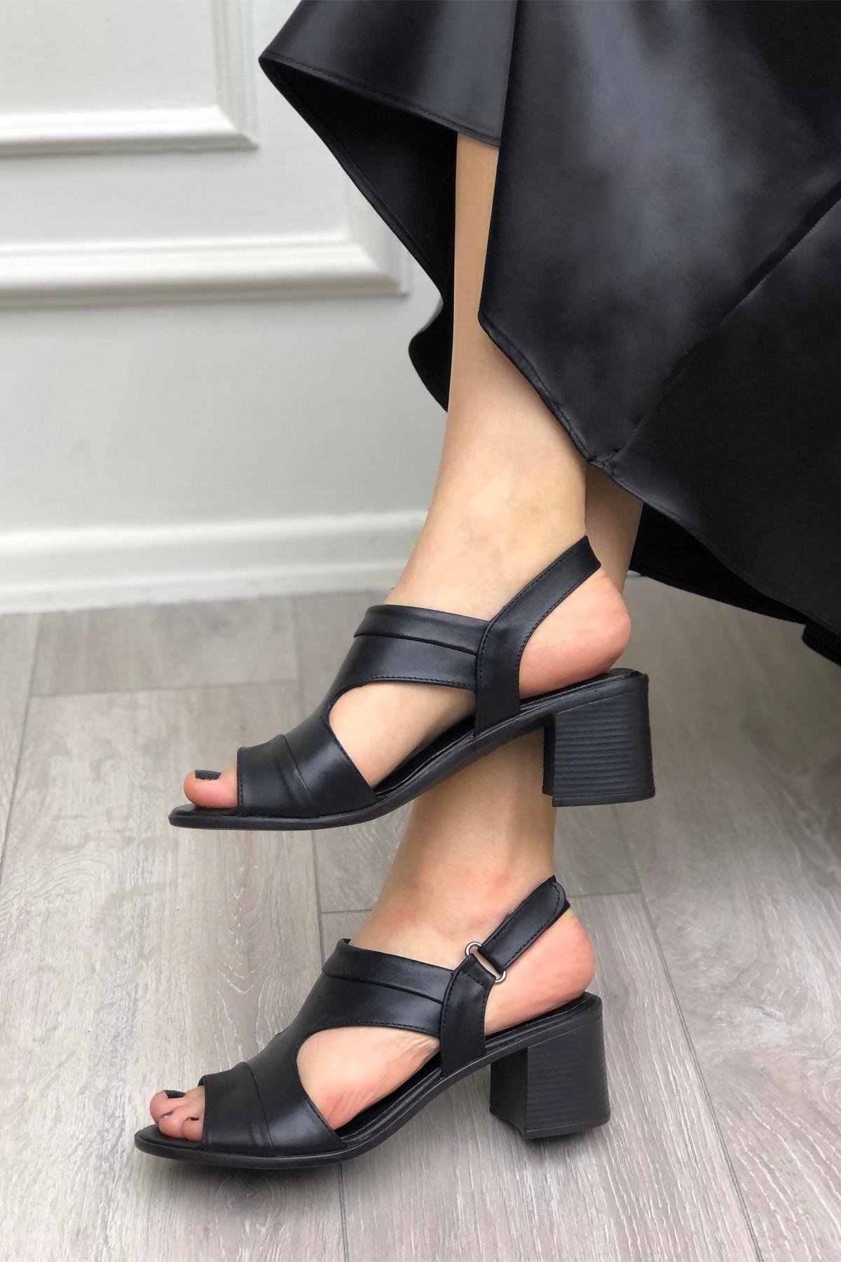 Cityzen 059 Kadın Deri Ayakkabı Siyah