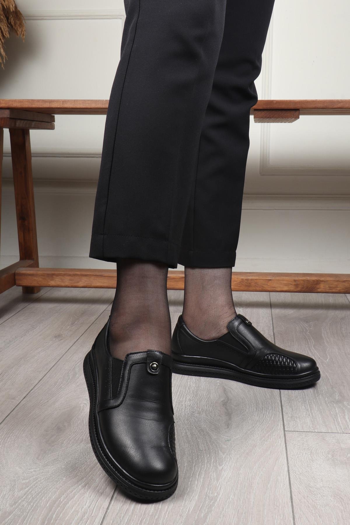 Cityzen FB-8609 Kadın Deri Ayakkabı Siyah