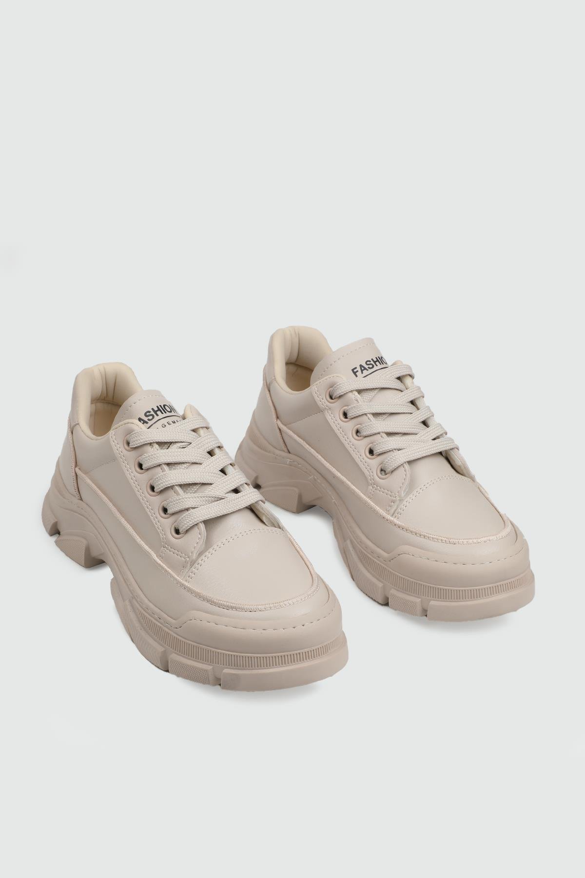 CONFORCİTY 25K 600 Bağcıklı Kadın Ayakkabı Ten