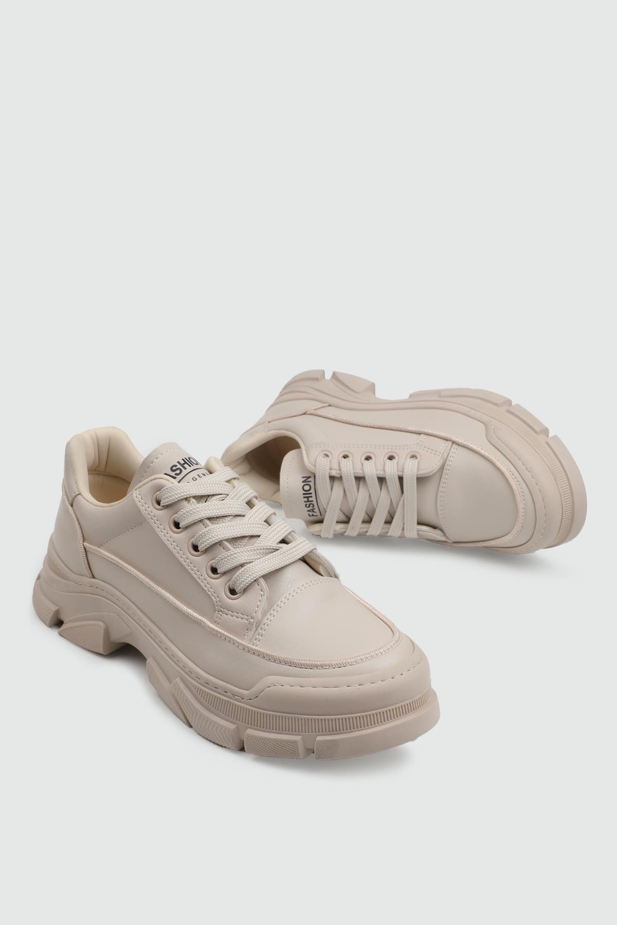 CONFORCİTY 25K 600 Bağcıklı Kadın Ayakkabı Ten