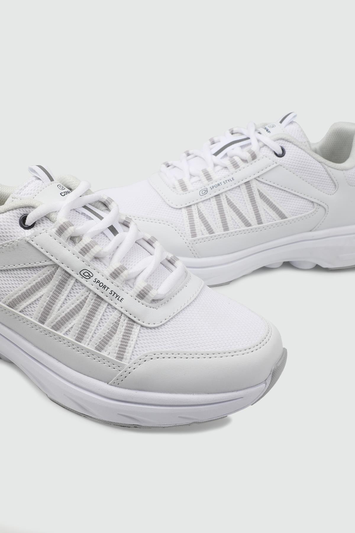 CONPAX 2057 Unisex Spor Ayakkabı Beyaz Buz
