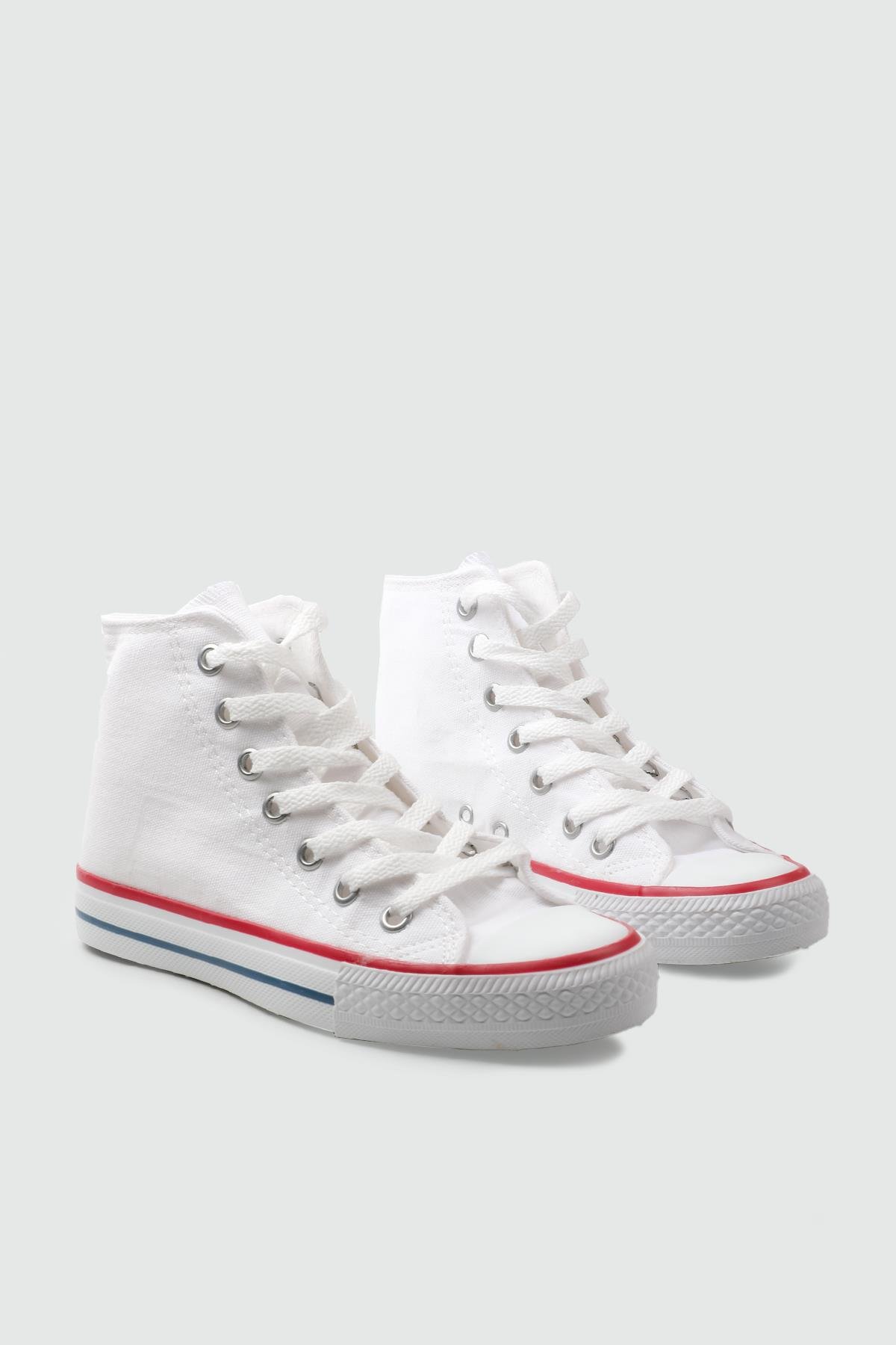 Conversy 25Y-21 Uzun İnce Taban Unisex Spor Beyaz