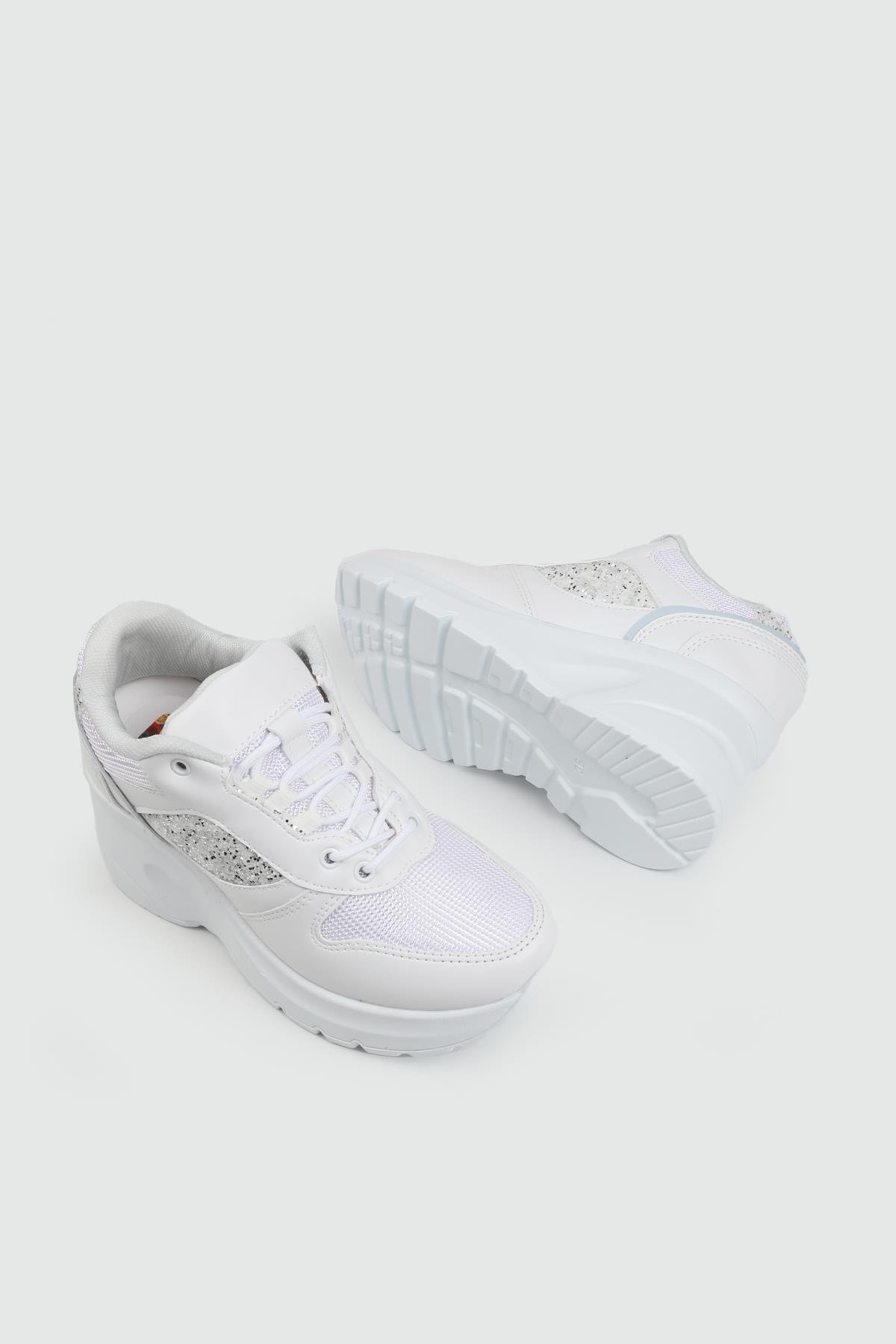 FLET 185 25Y Anoraklı Kadın Ayakkabı Beyaz