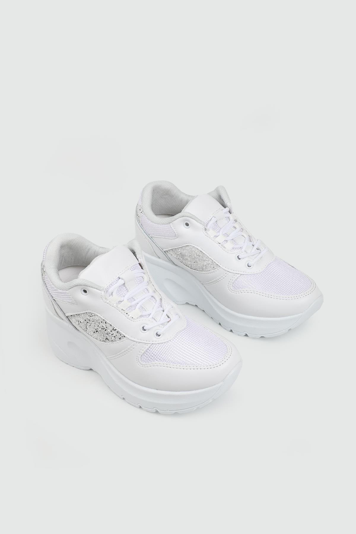 FLET 185 25Y Anoraklı Kadın Ayakkabı Beyaz