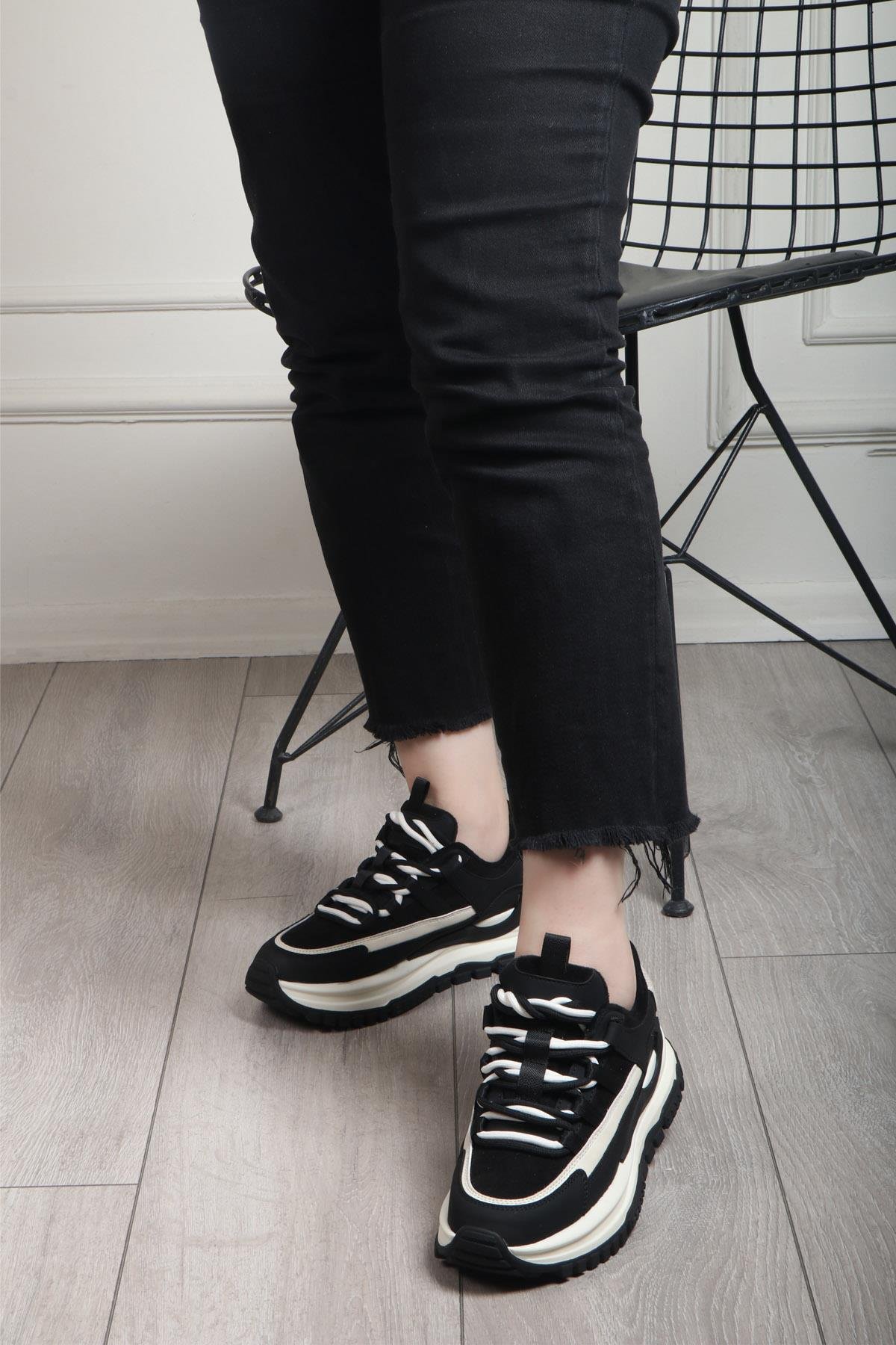 GUJA 24K-331 Kadın Spor Ayakkabı Siyah