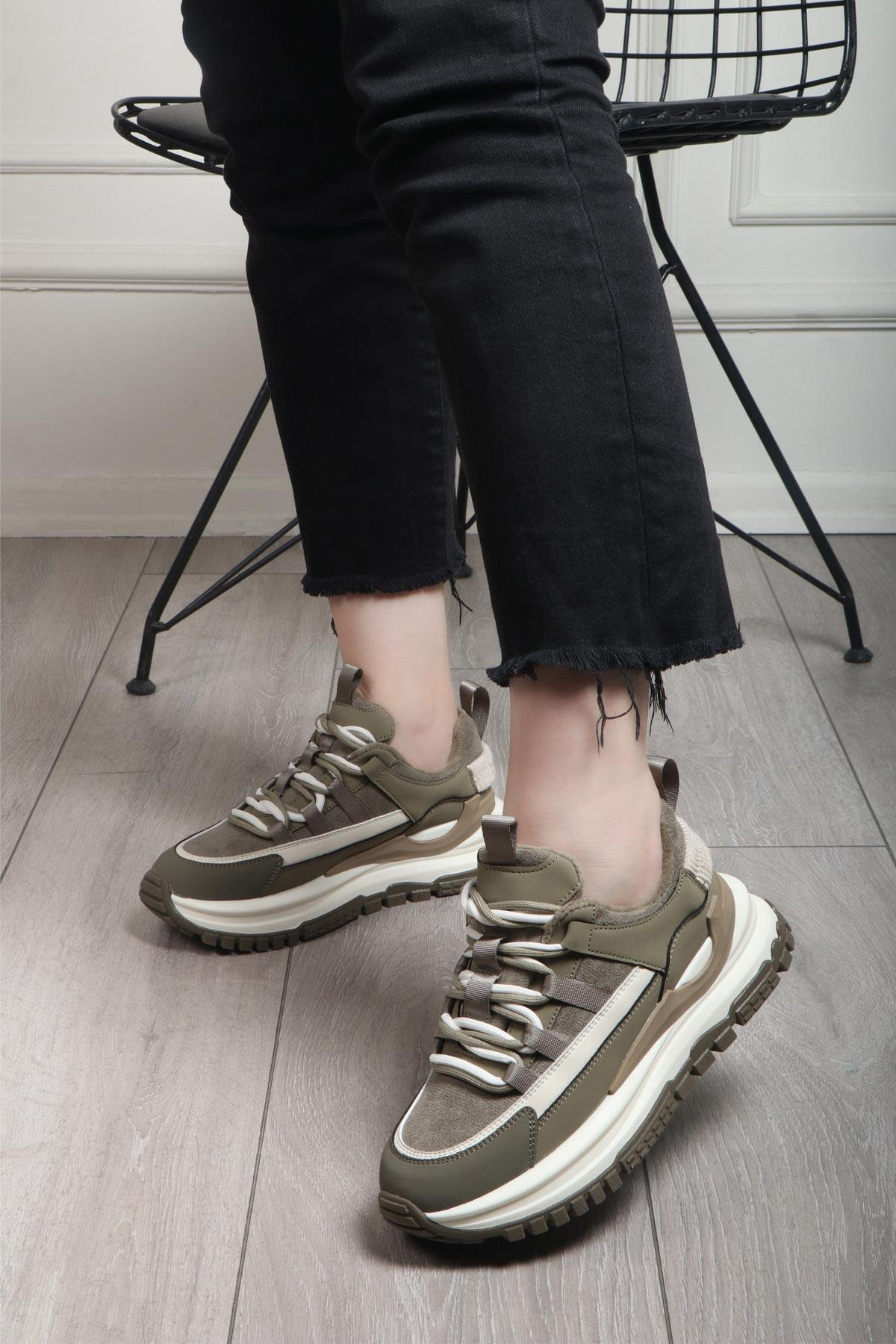 GUJA 24K-331 Kadın Spor Ayakkabı Yeşil