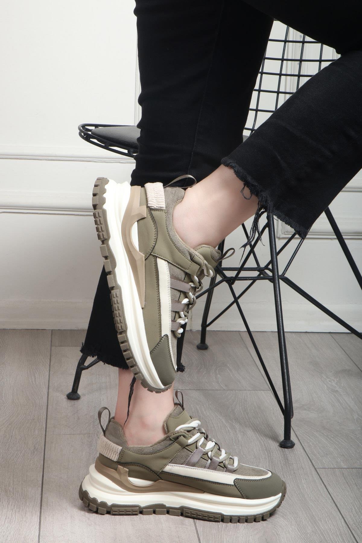 GUJA 24K-331 Kadın Spor Ayakkabı Yeşil