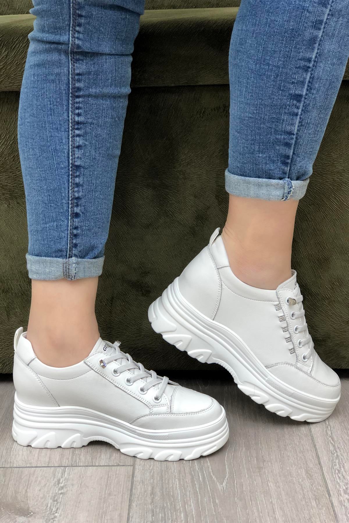 GUJA 361 Kadın Spor Ayakkabı Beyaz