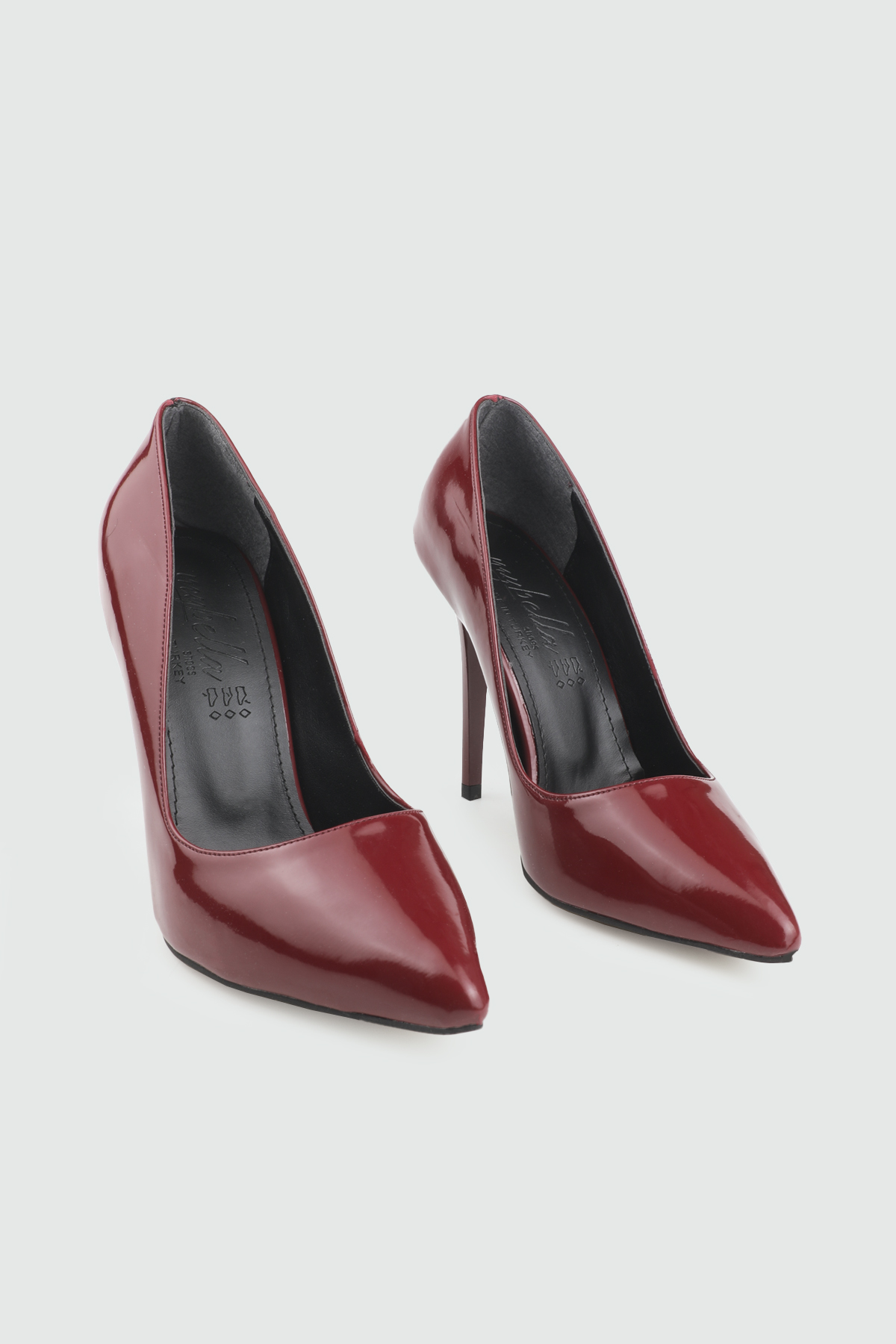 Kadın Stiletto Bordo Rugan My Bella Alvina 26Y