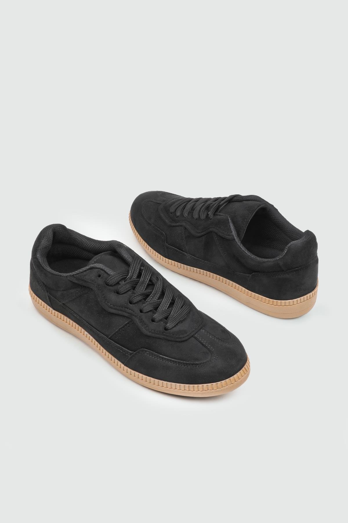 LAGUNA 25Y-2111 Unisex Spor Ayakkabı Siyah Süet