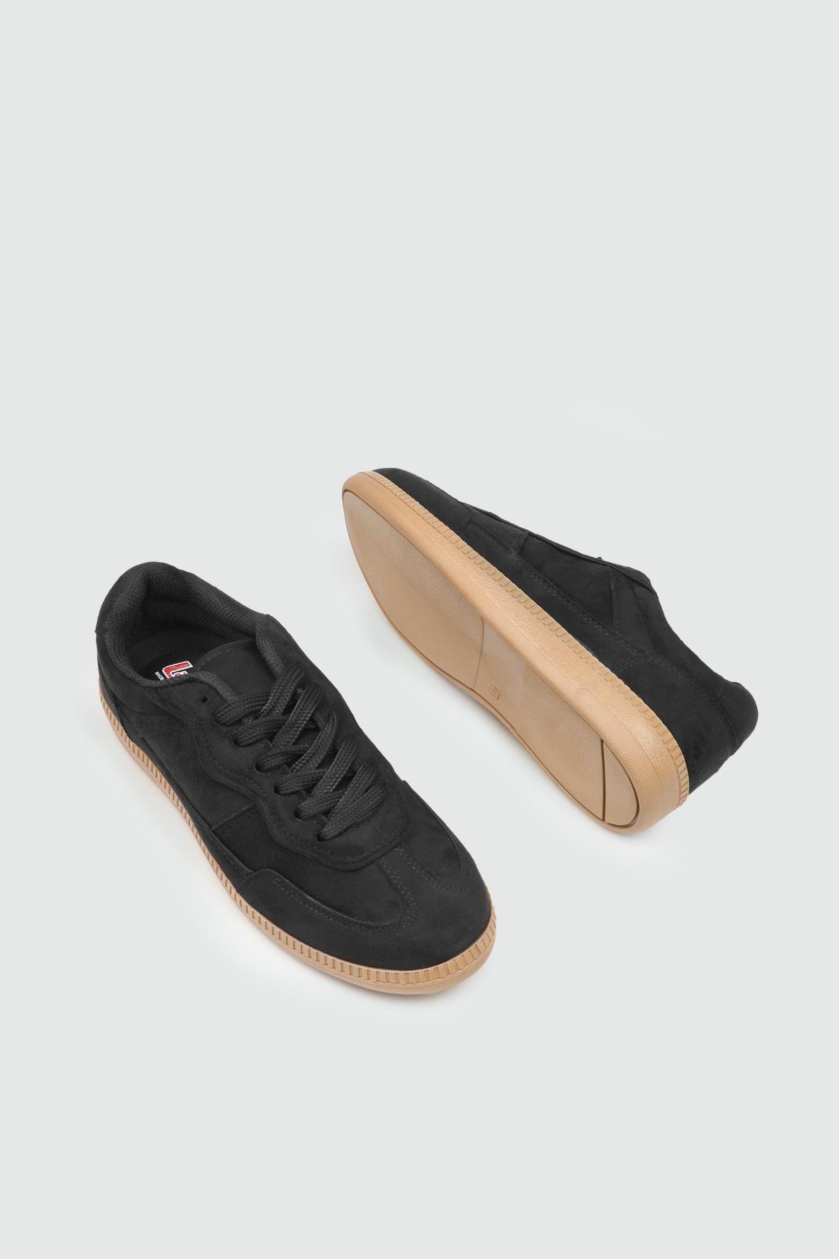 LAGUNA 25Y-2111 Unisex Spor Ayakkabı Siyah Süet